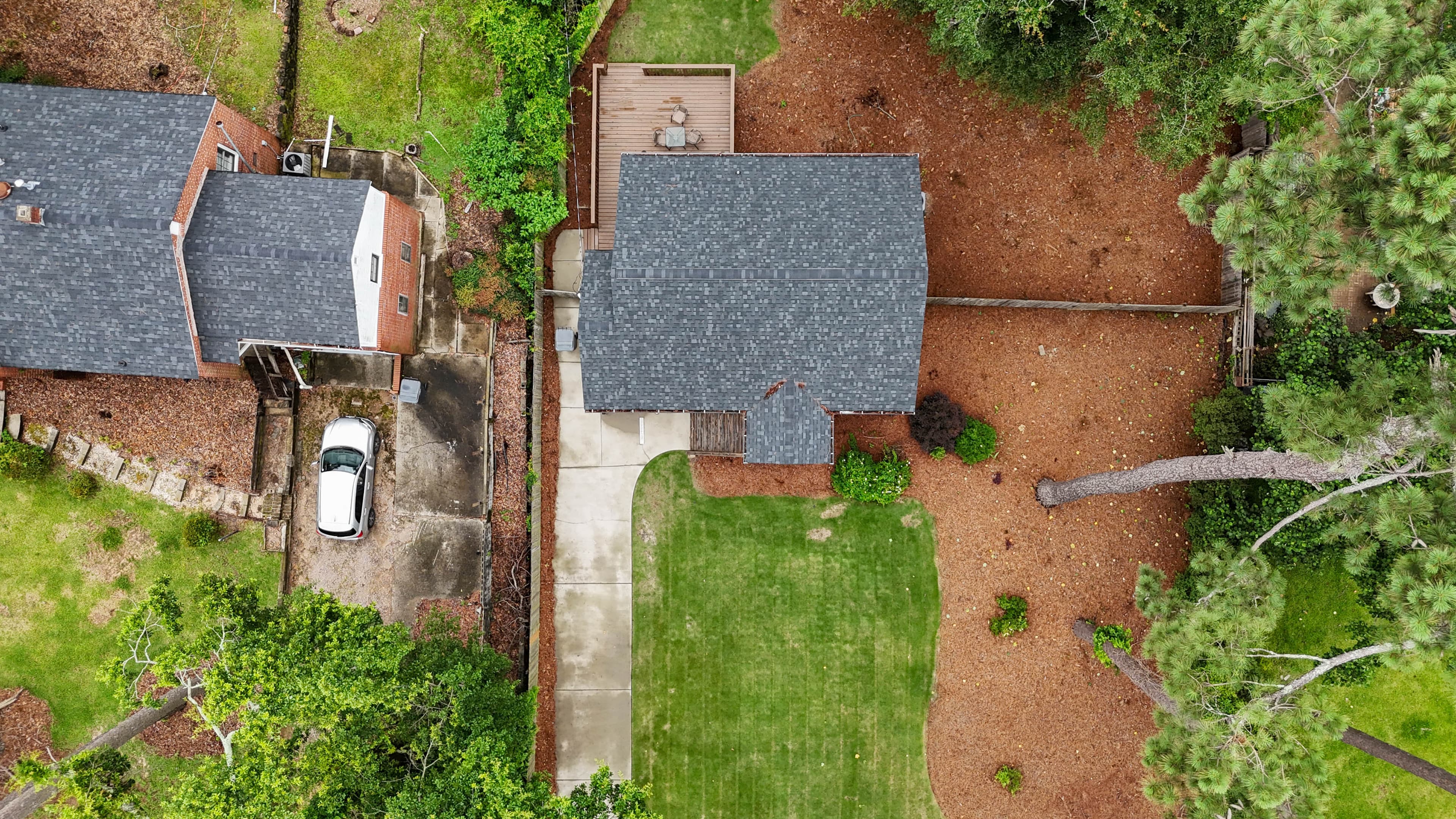 Yard and parking