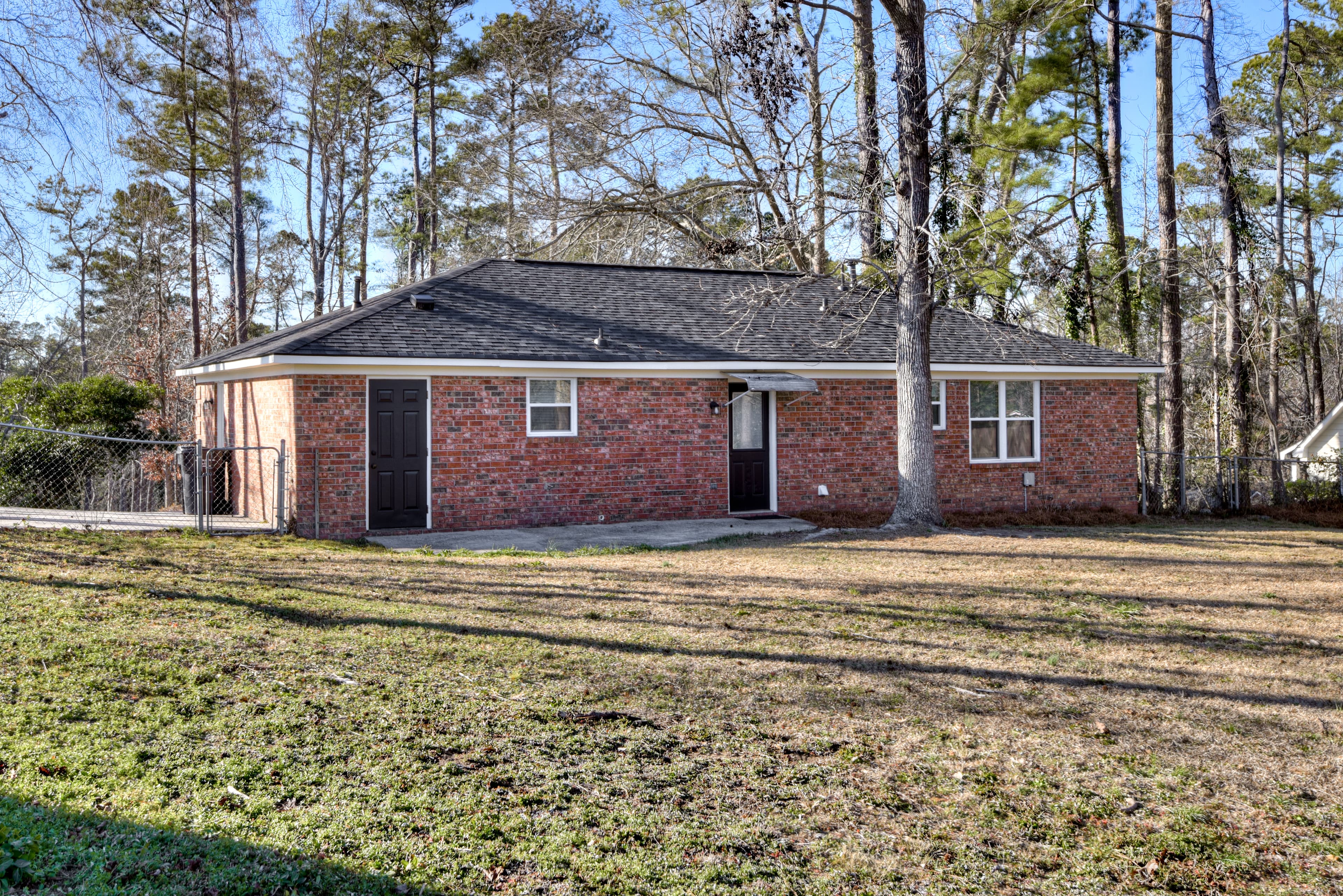 Spacious, Fenced Backyard