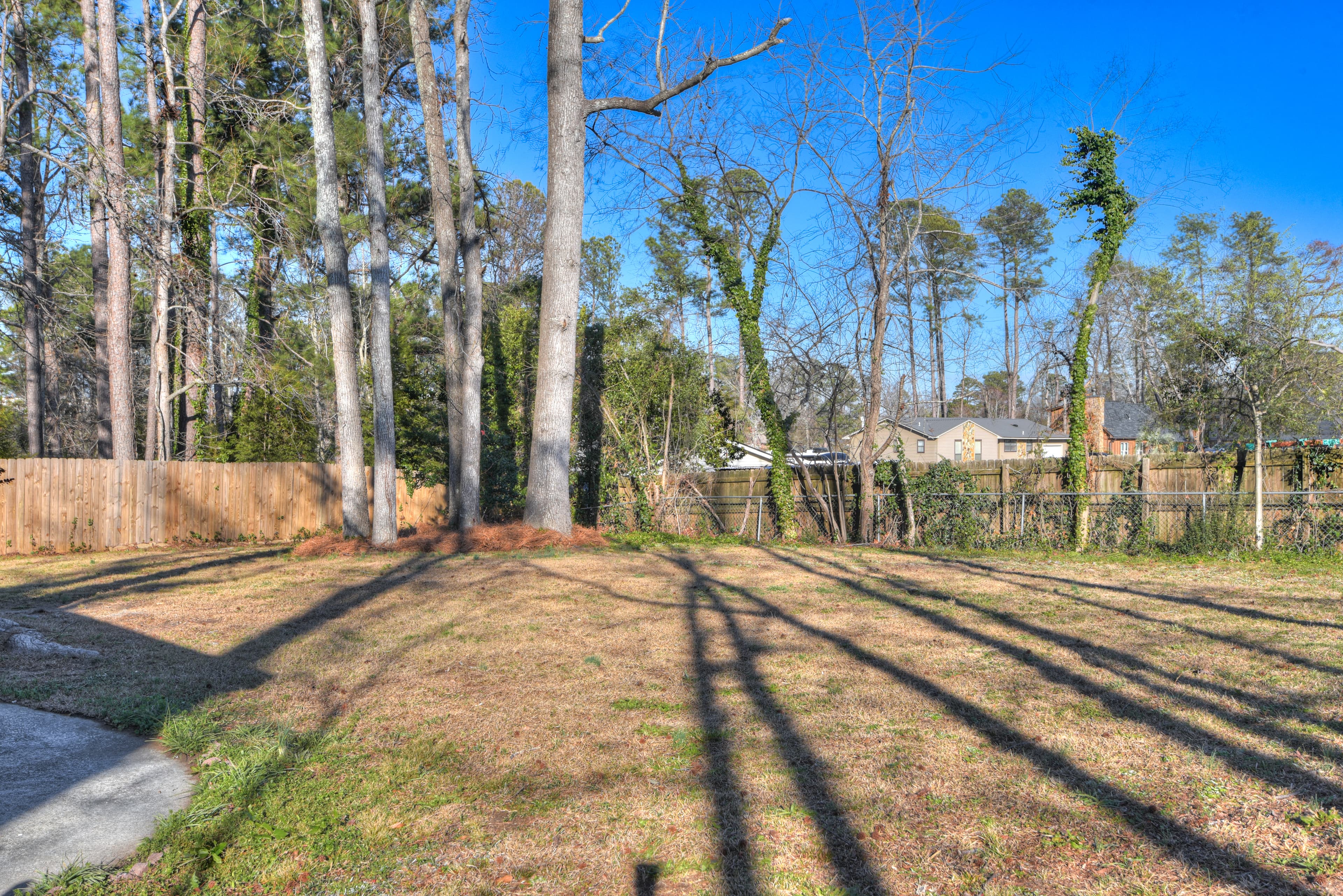 Spacious, Fenced Backyard