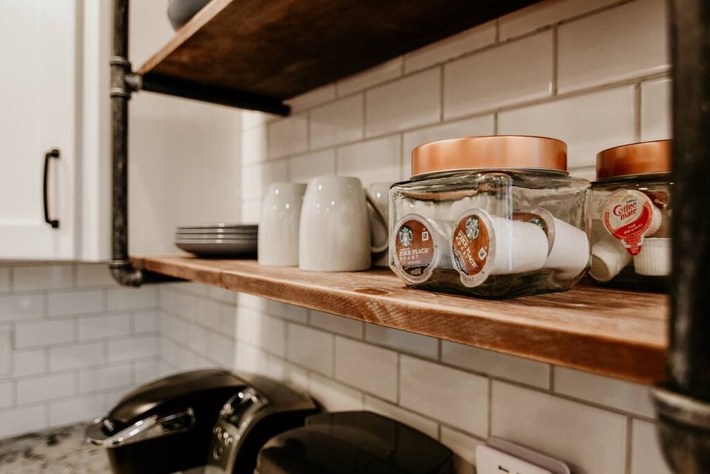 Coffee Bar in Kitchen