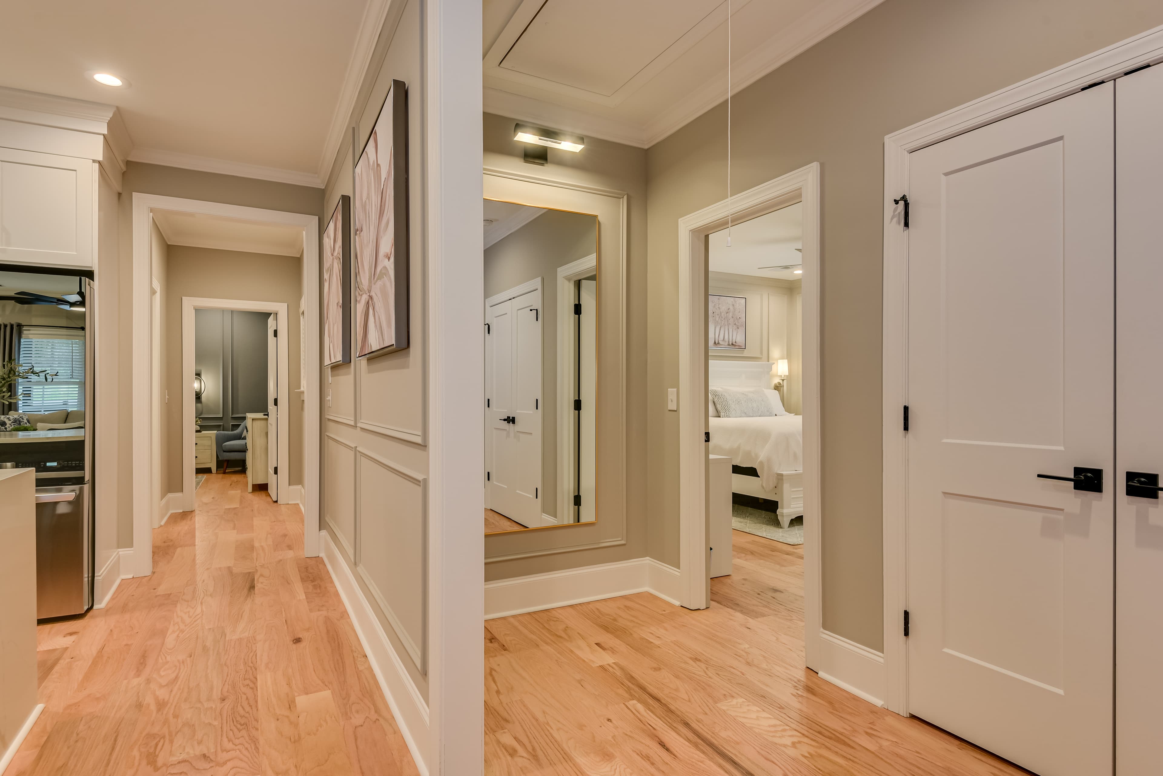 Hallways to Bedrooms