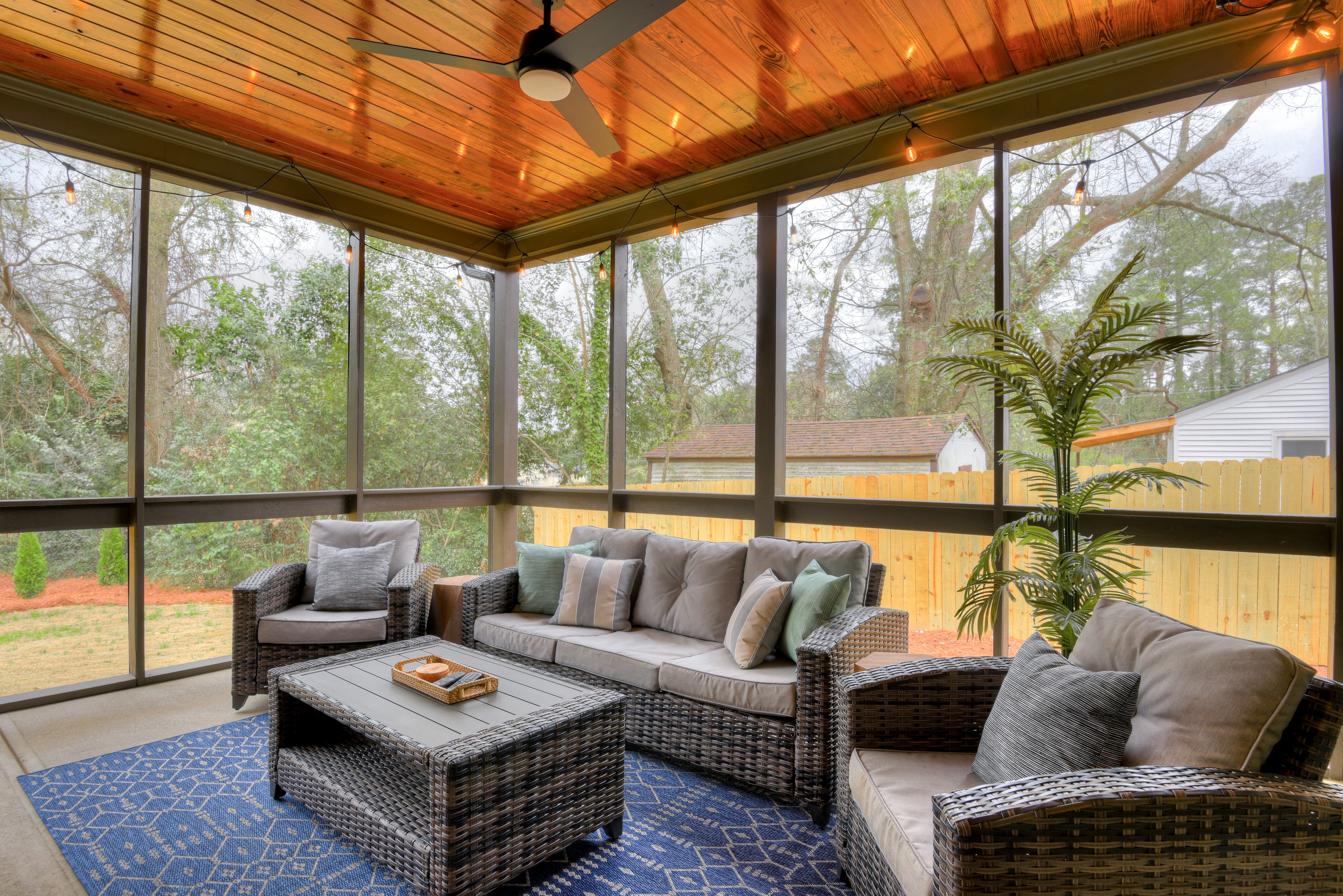 Screened-In Back Porch