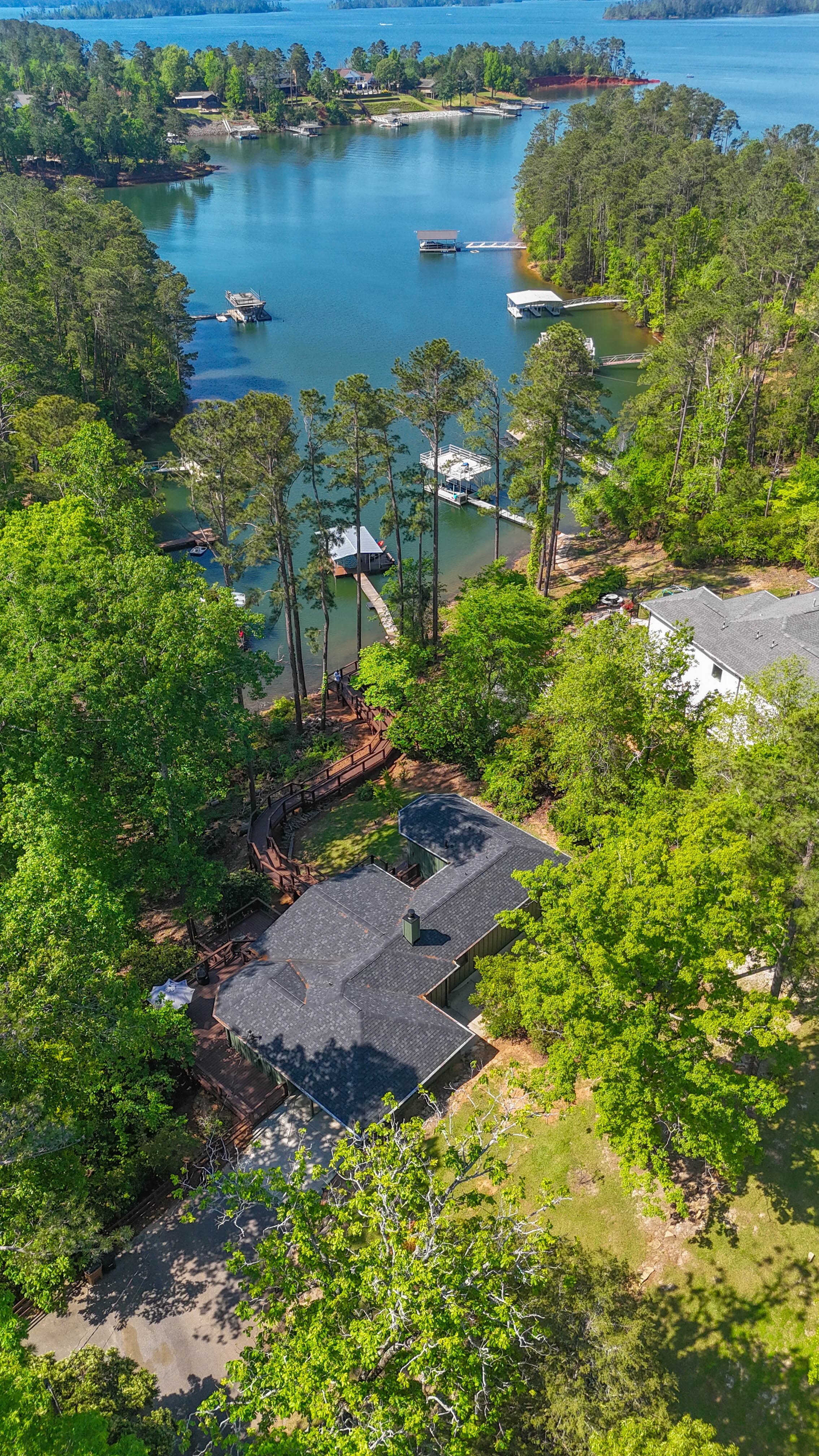 Ariel View of the Lake Escape