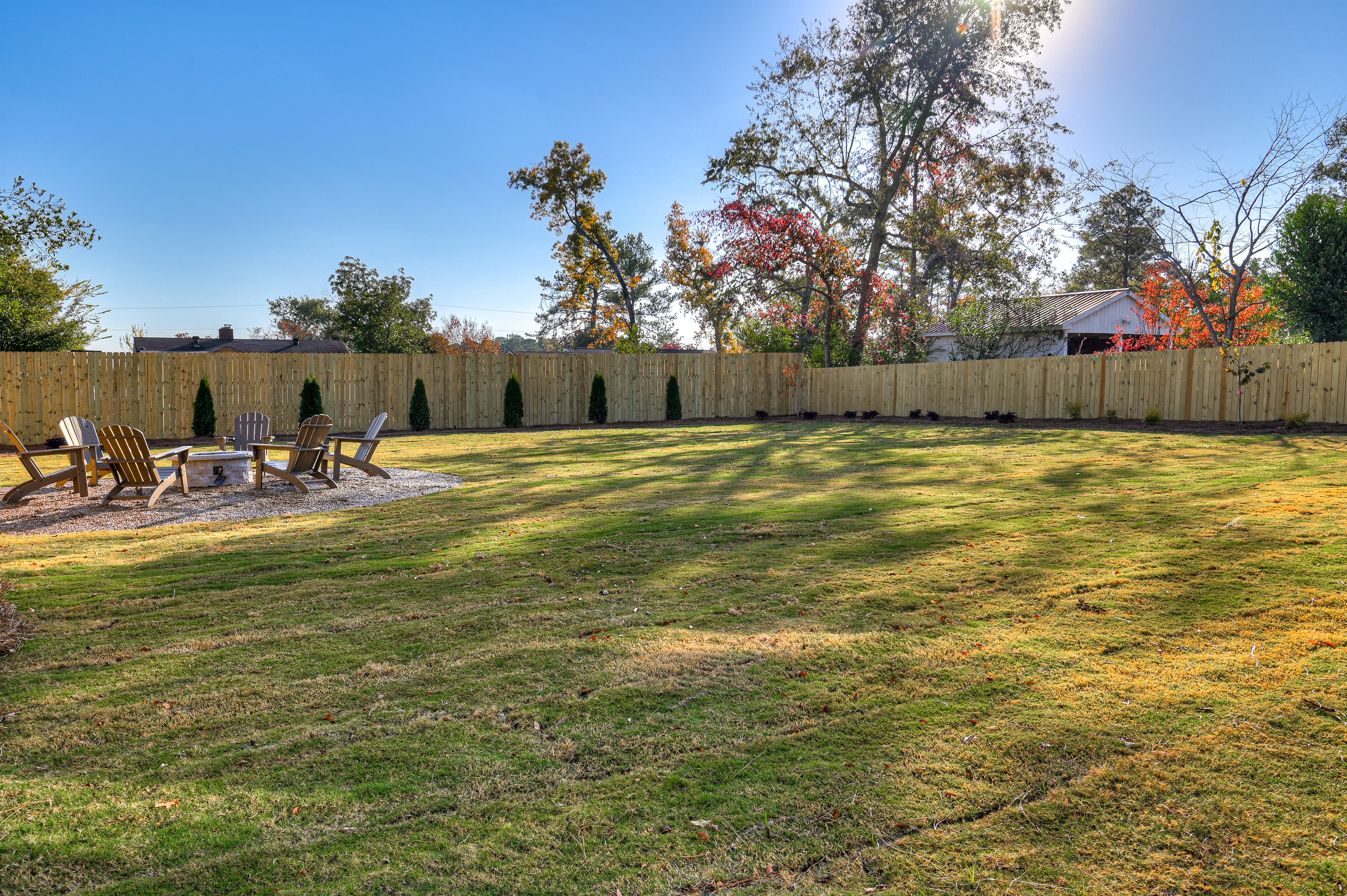 Large Fenced in Back Yard