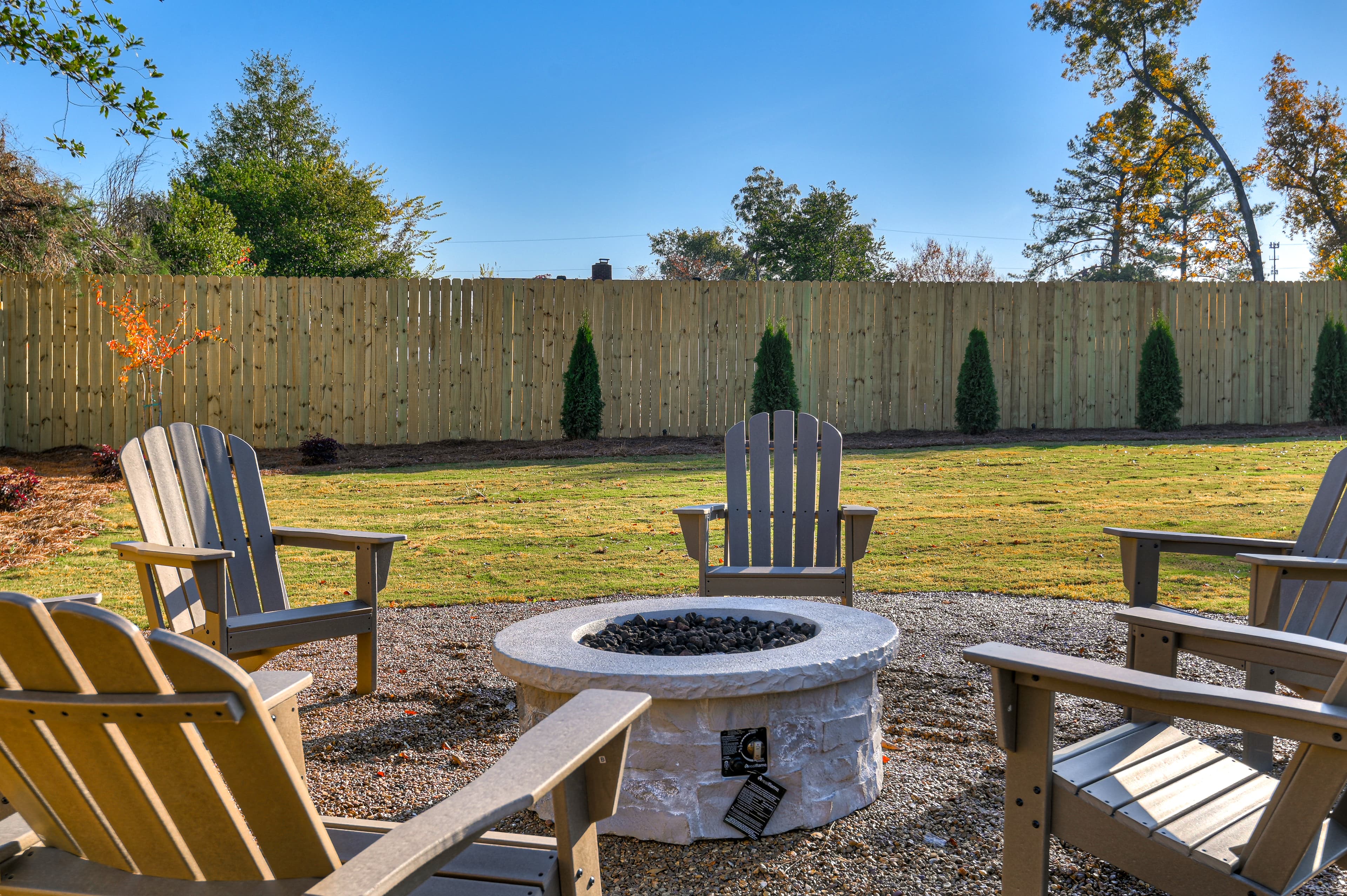 Gas Fire pit Area