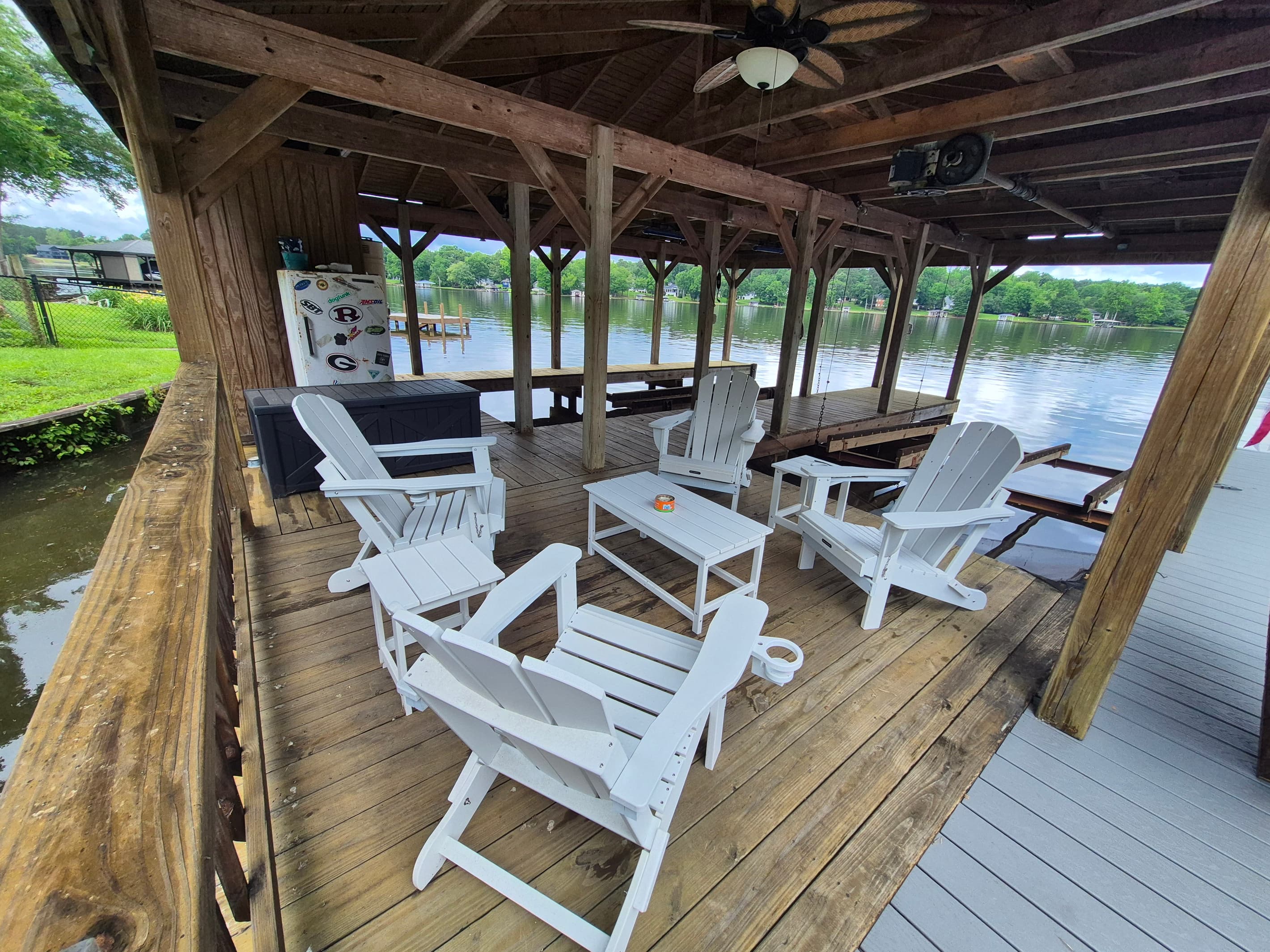 Dock with seating