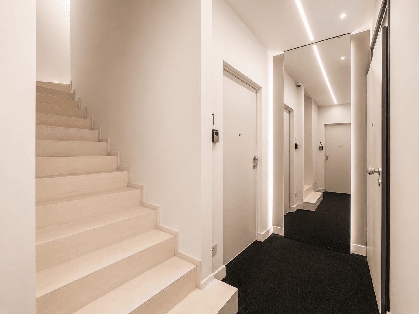 AZULIS DelleTerme Suites Self check in entrance with private staircase by RENTAL12