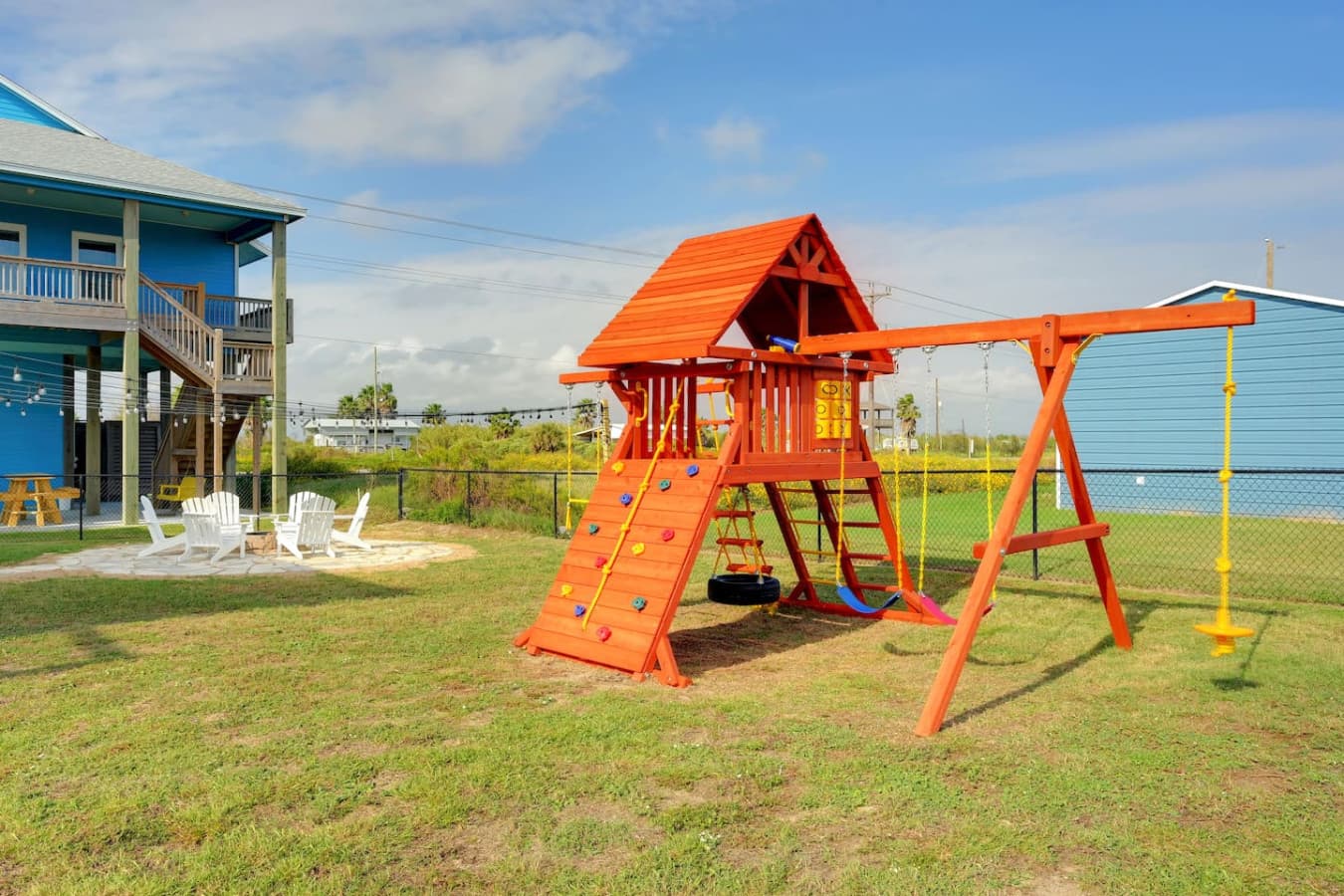 We have a playscape for your kiddos!
