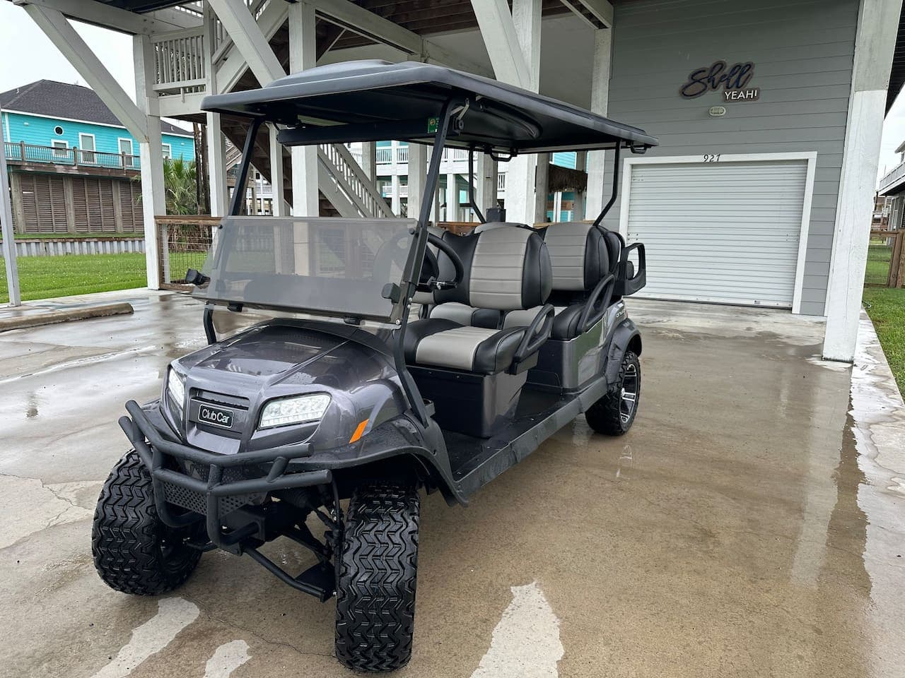 Golf cart available for rent. Ask me how to rent.