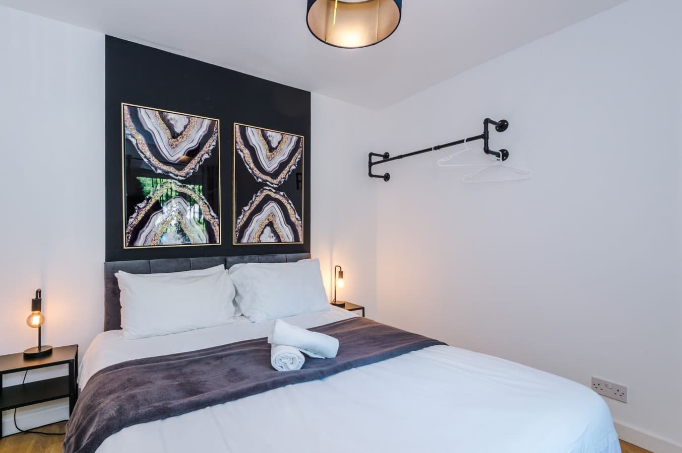 Bedroom — double bed with premium linens