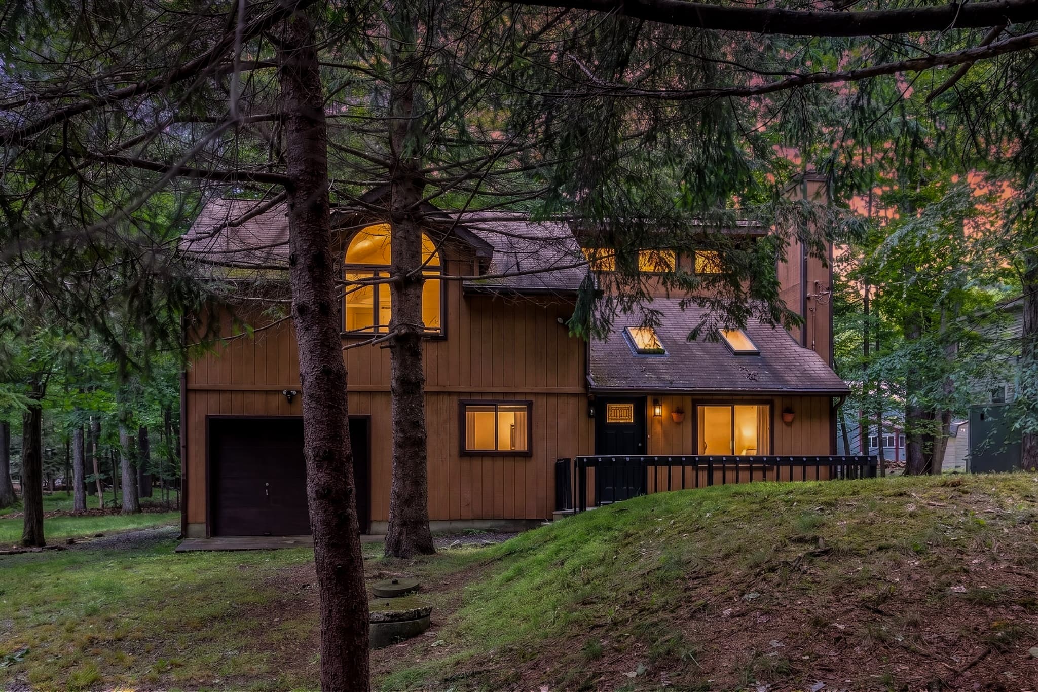 View of the home from the road