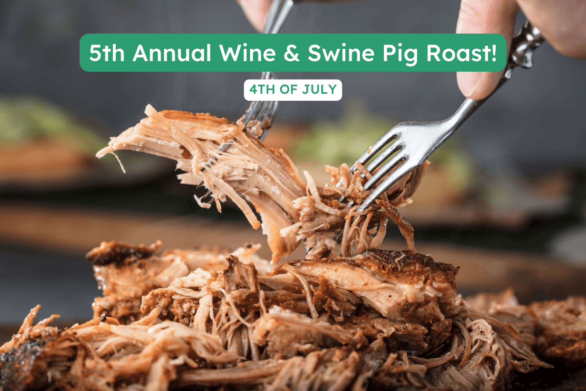 Celebrate Fourth of July with our Swine and Dine event at 12 Fires Winery in Texas Hill Country.