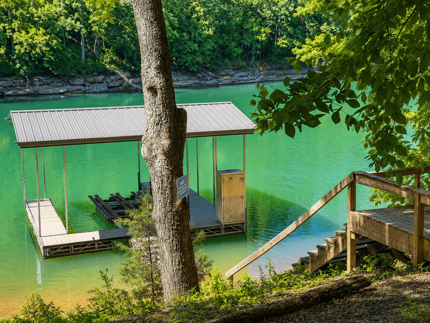 Access to dock