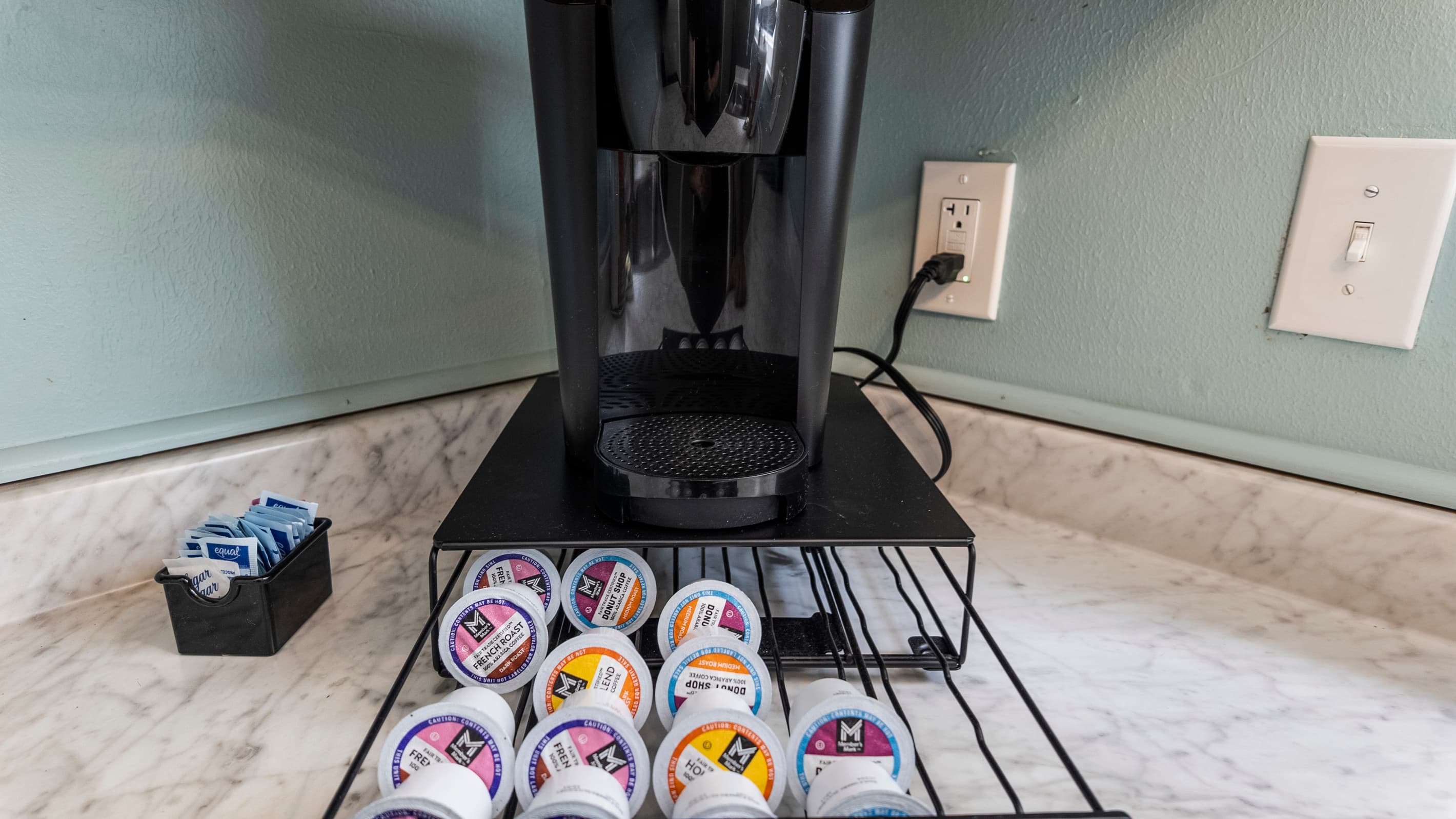 Laundry essentials are provided right in the unit — a real convenience for longer island stays at Port Side at M.