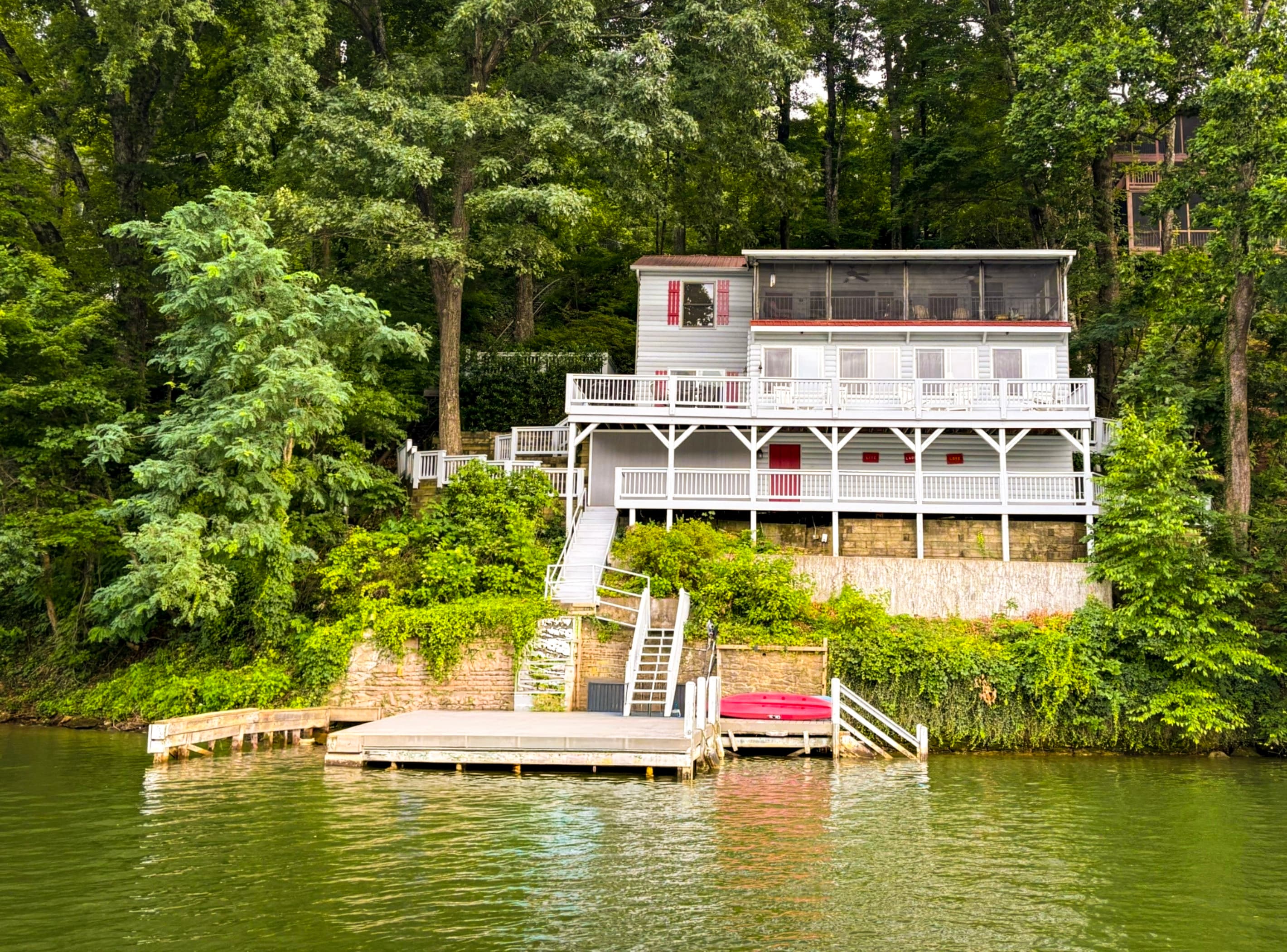 A view from the lake
