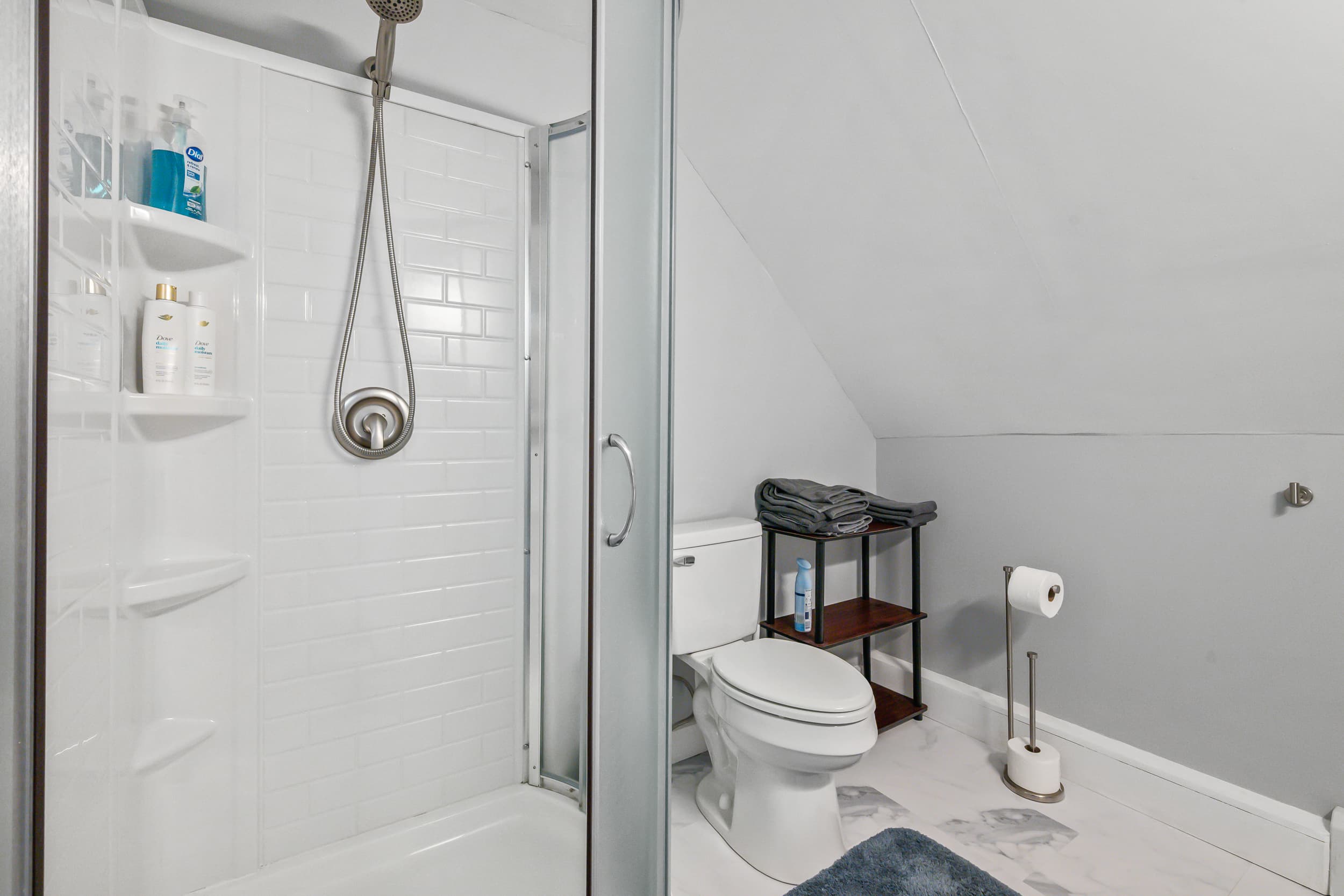A private bathroom.