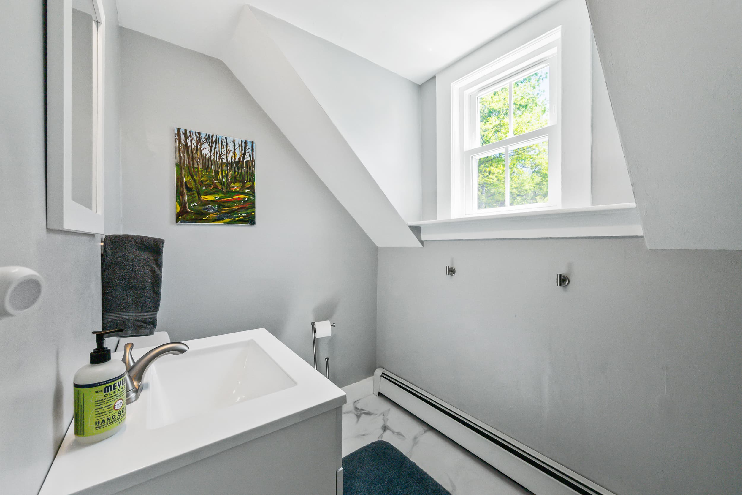 Comfortable private bathroom.