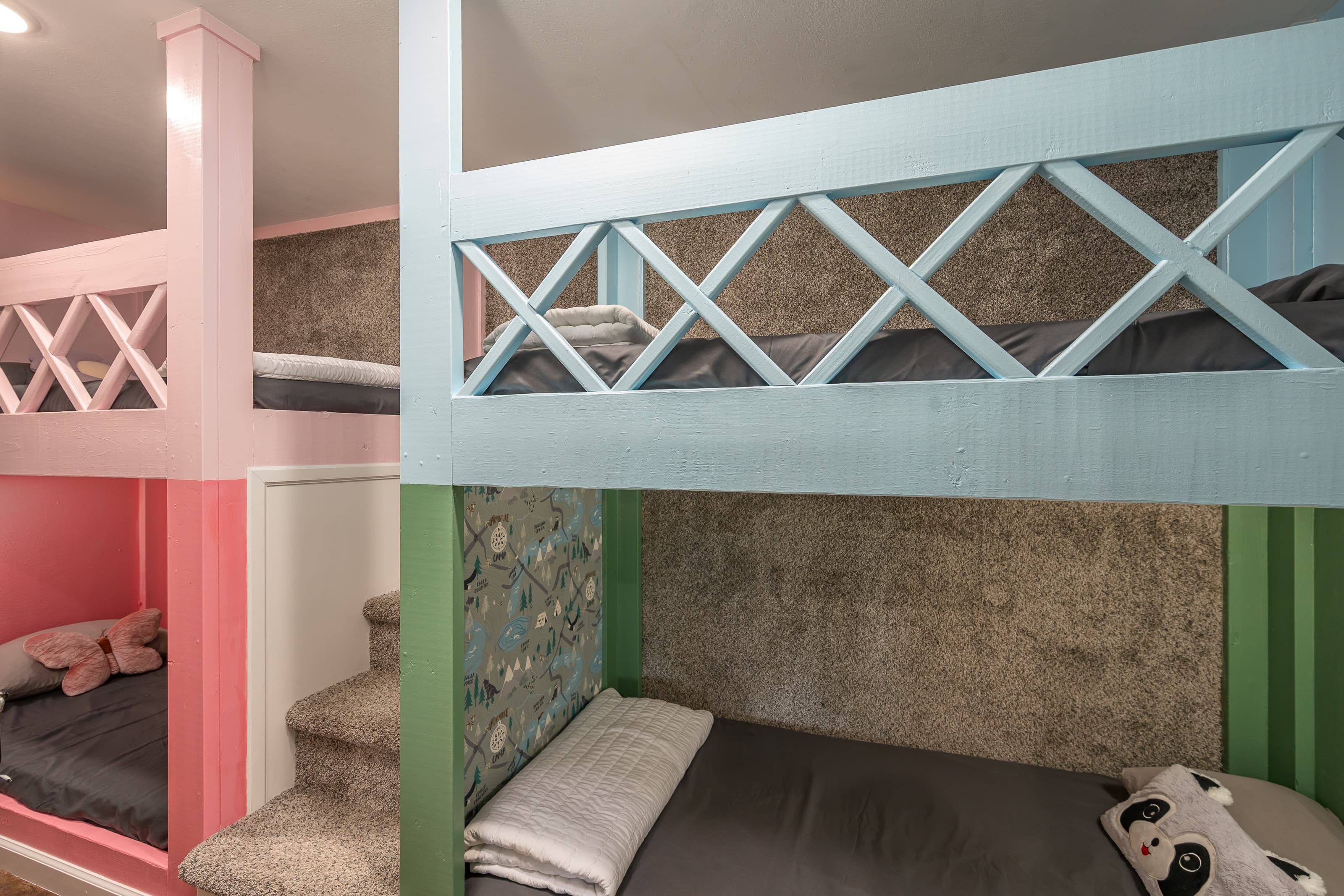 The bulk area multiple color patterns for a memorable experience. 