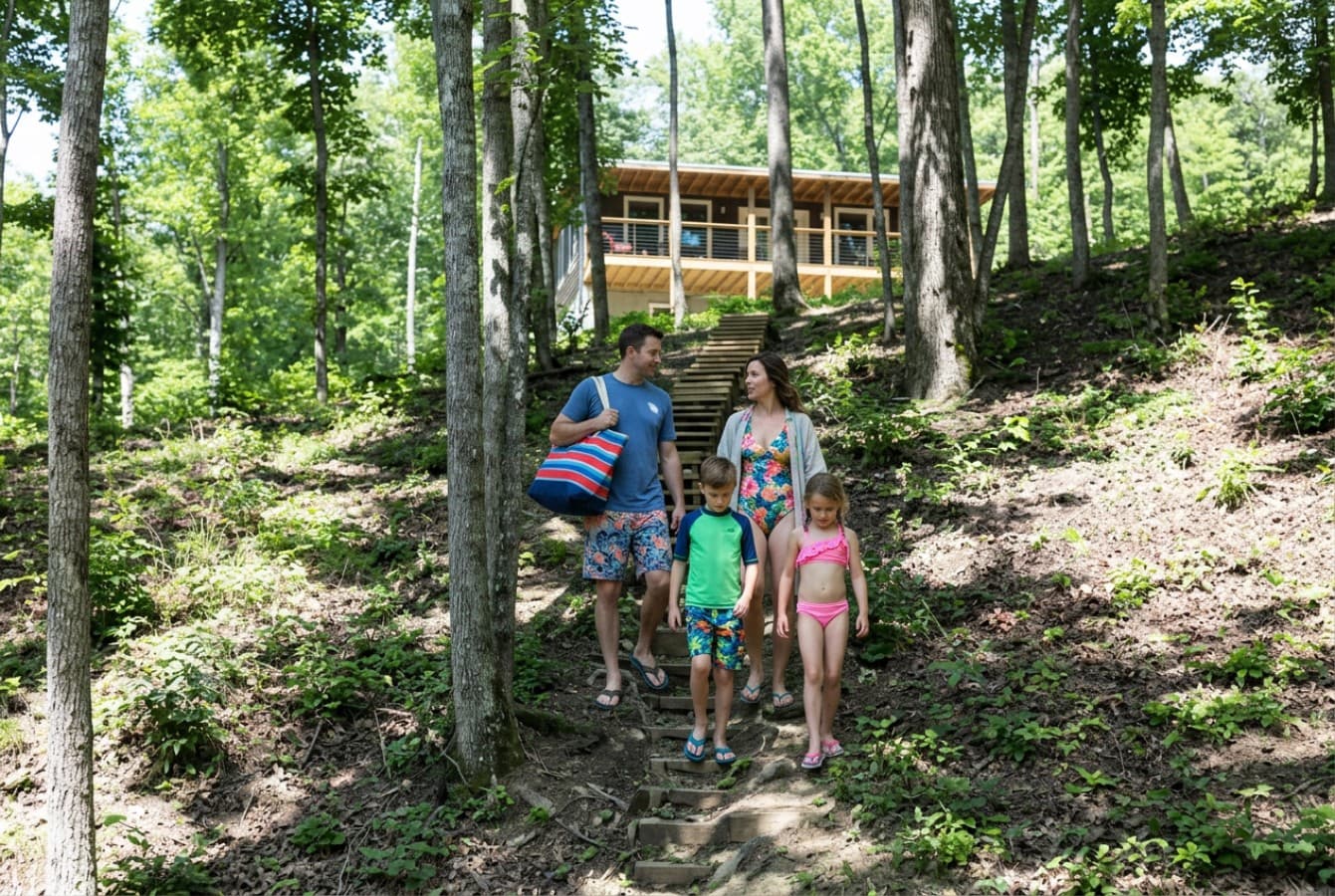 Family headed to the lake.jpg