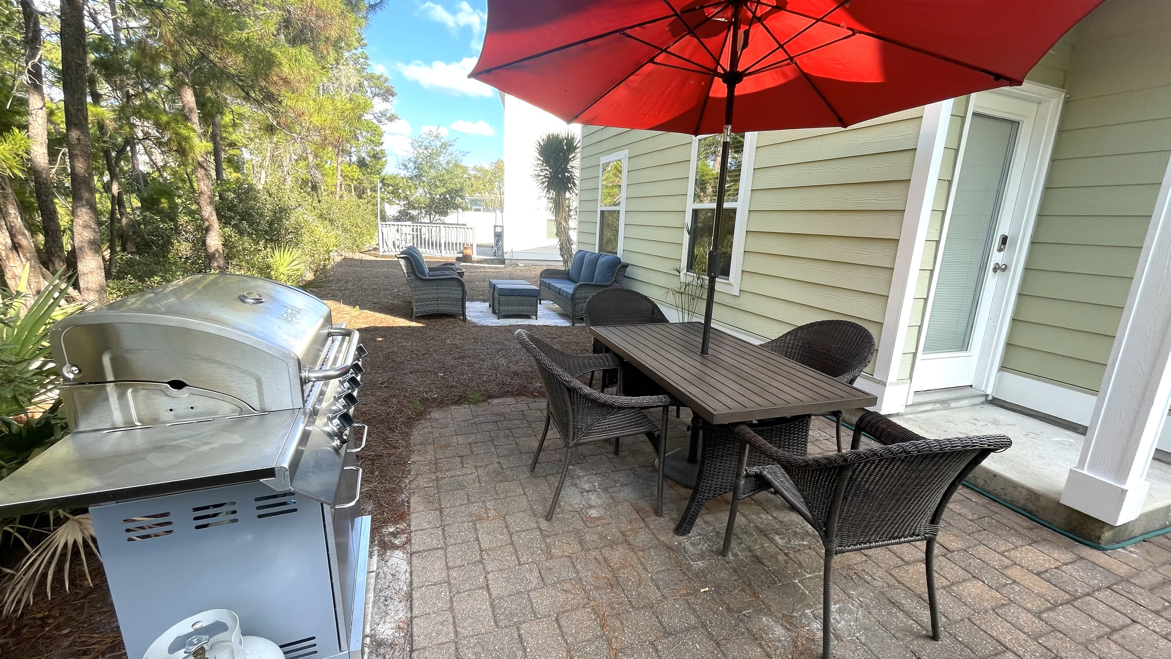 Outdoor dining table