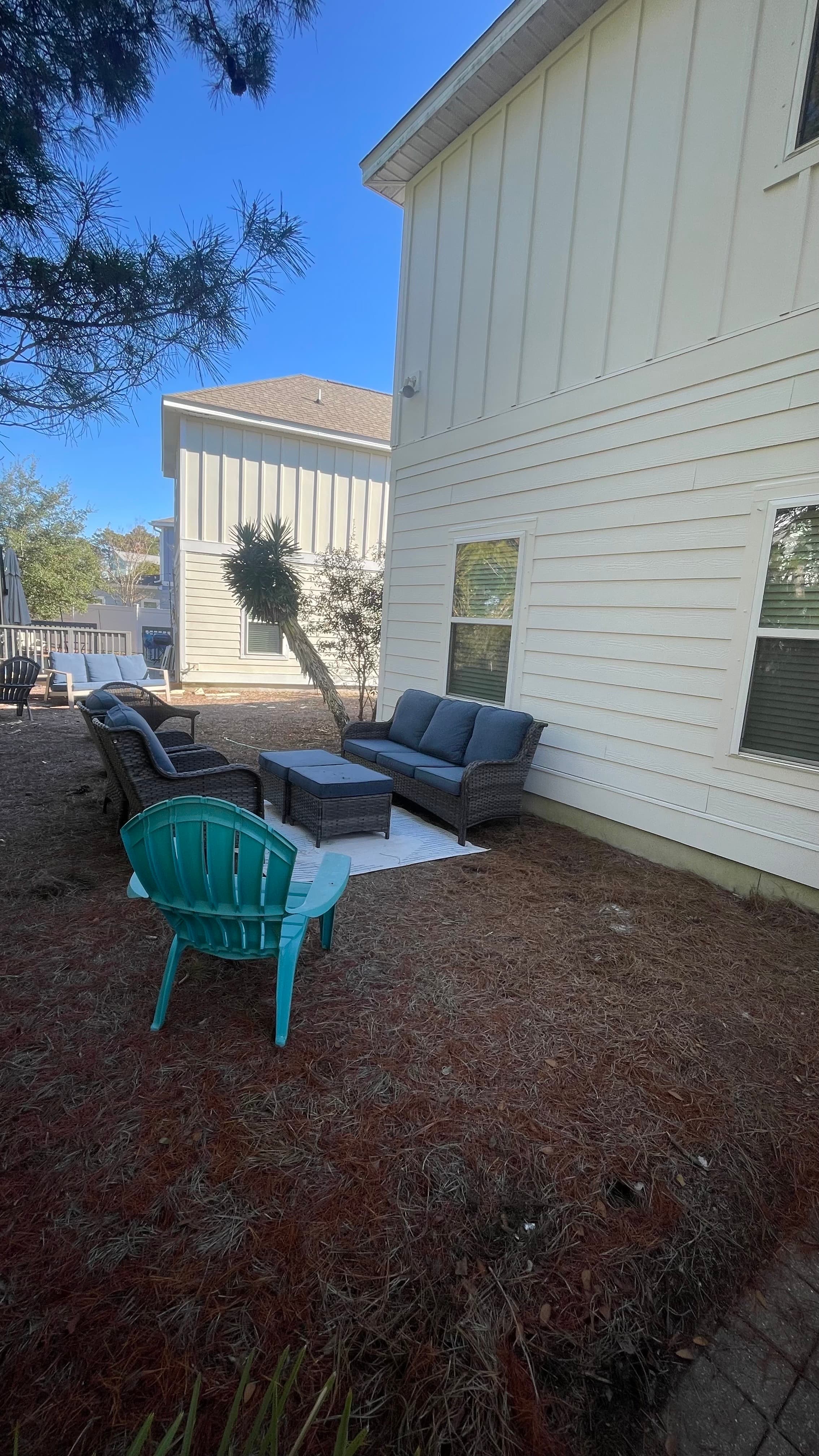 Exterior back yard