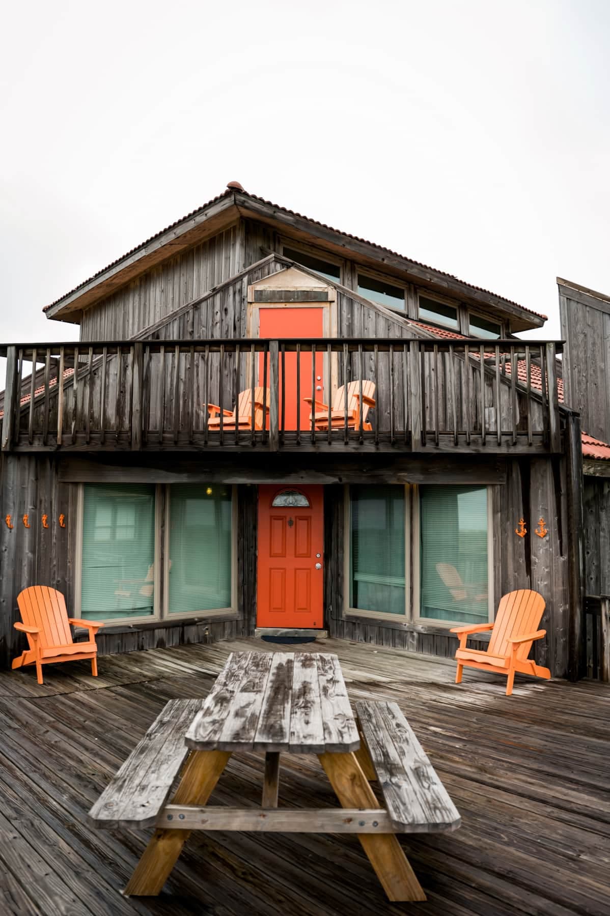 View of the decks