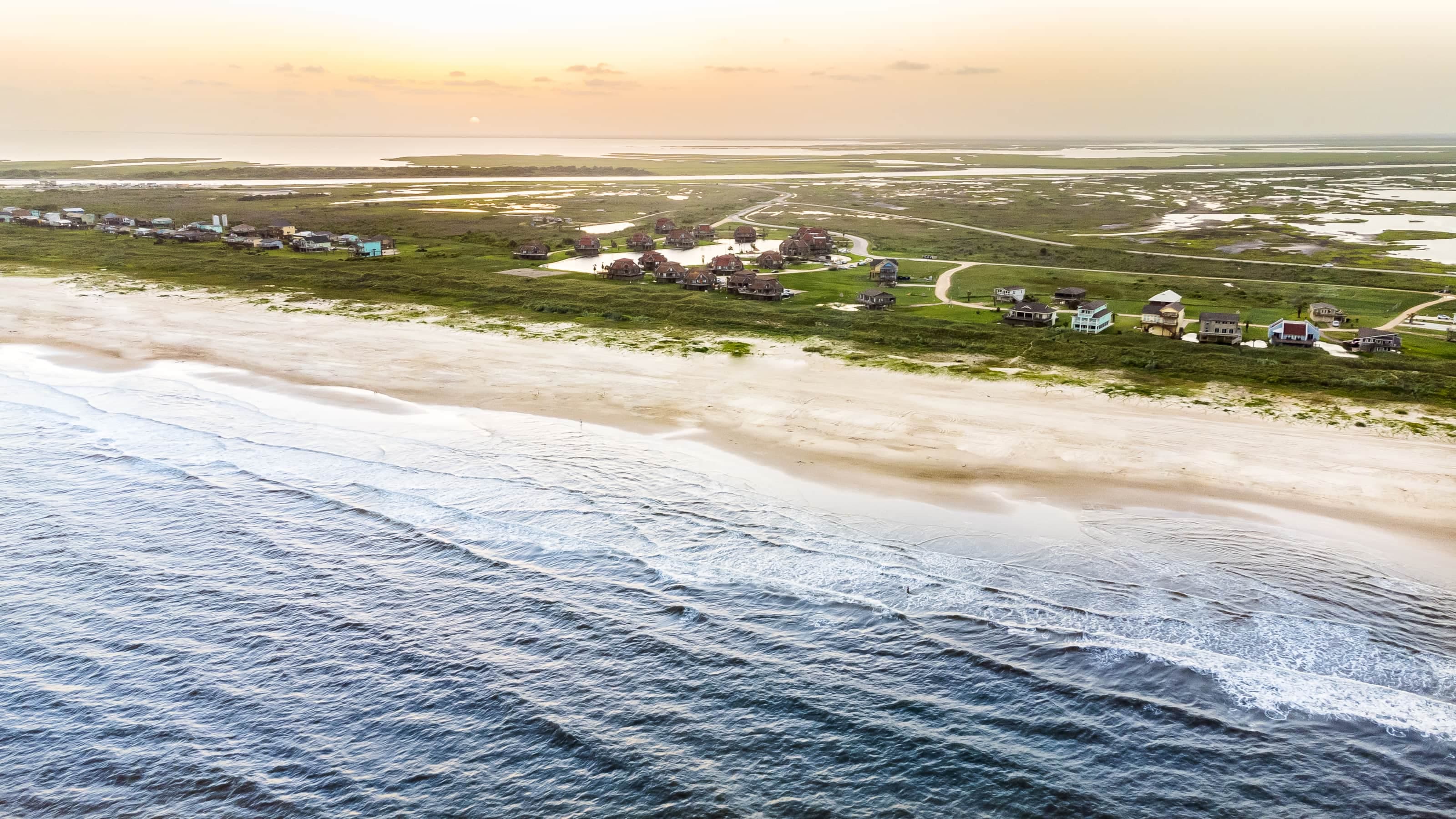 View from the beach to Gorda Getaway