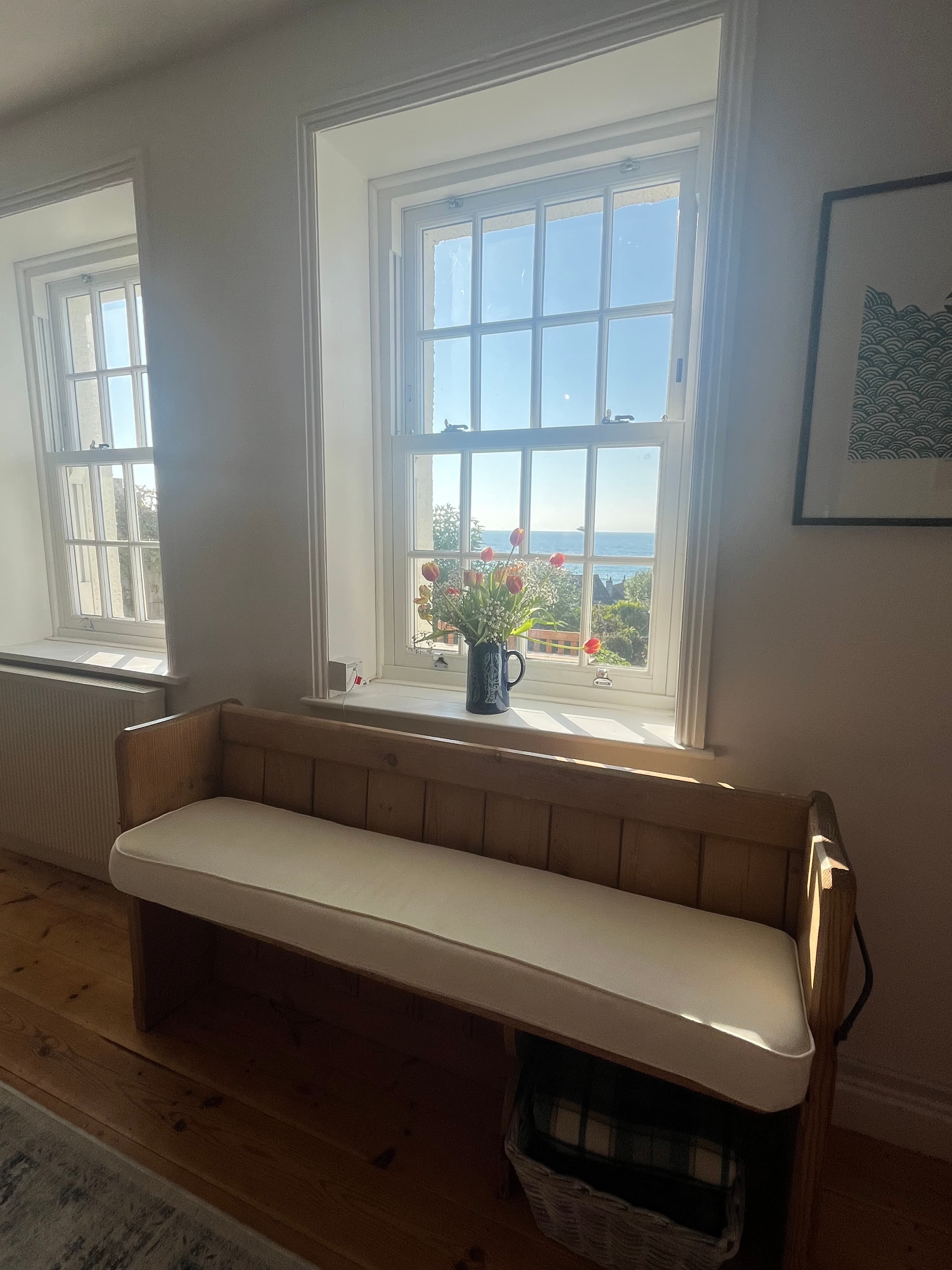 Pew with a view 