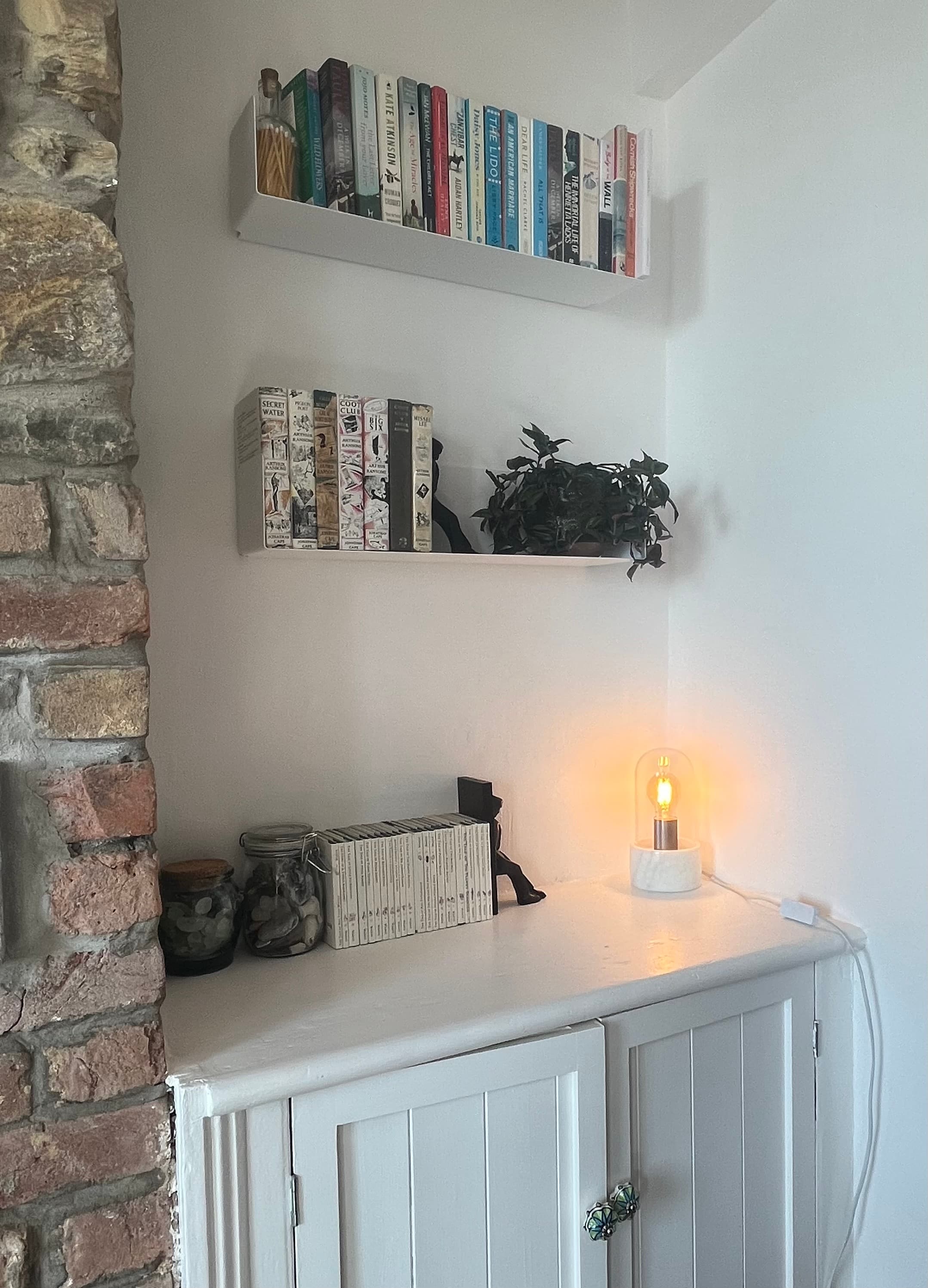 Living room shelves 