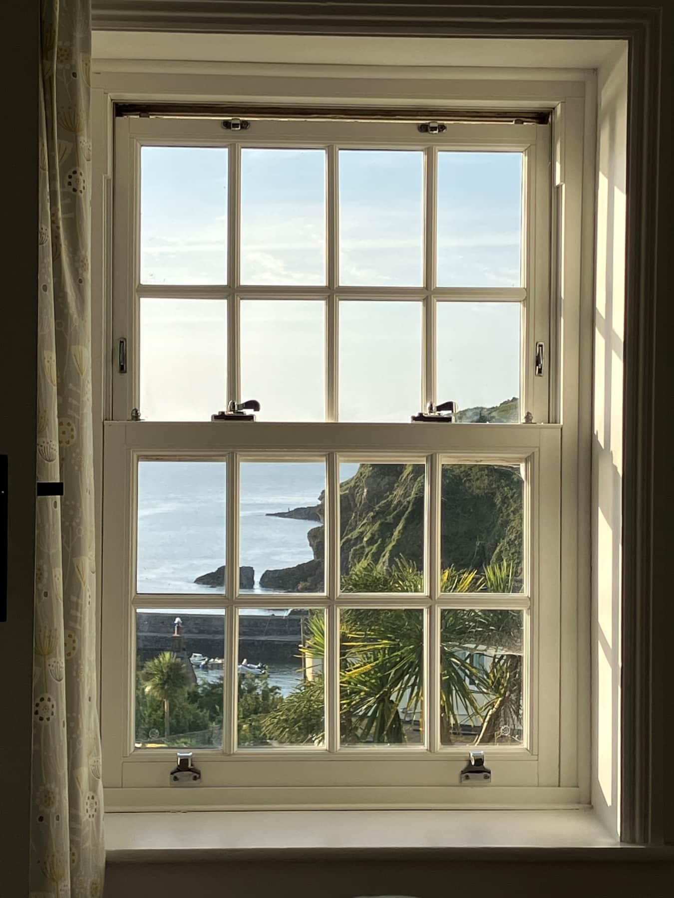 View from the front bedroom bed 