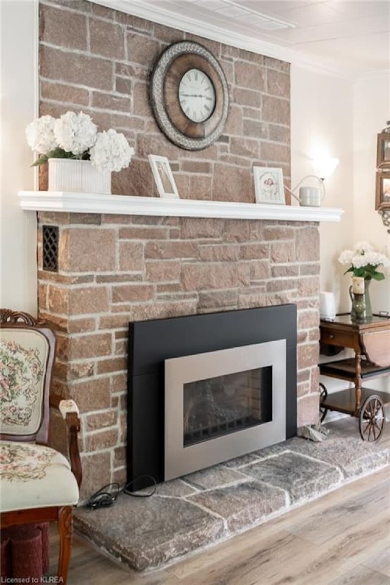 Propane fireplace