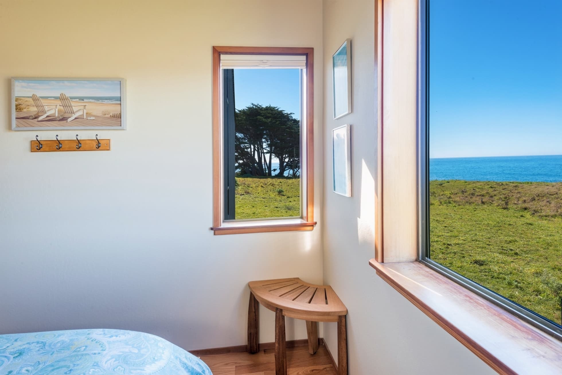 Guest Bedroom 1 with oceanfront views