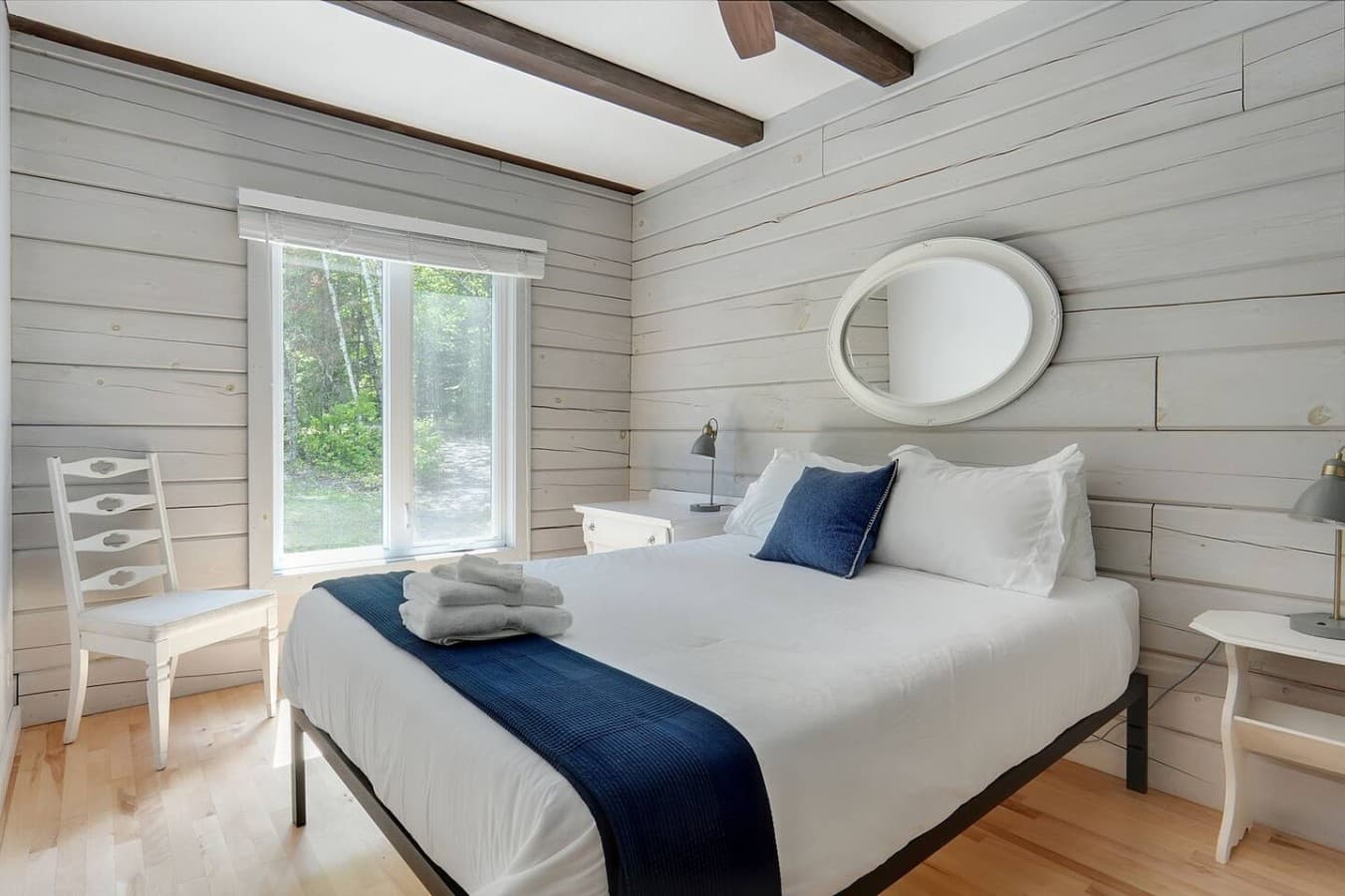 Bedroom 2 situated in the main floor of main cottage
