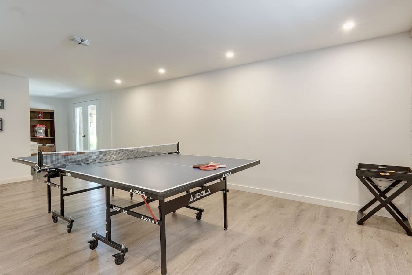 Ping Pong Table in Basement