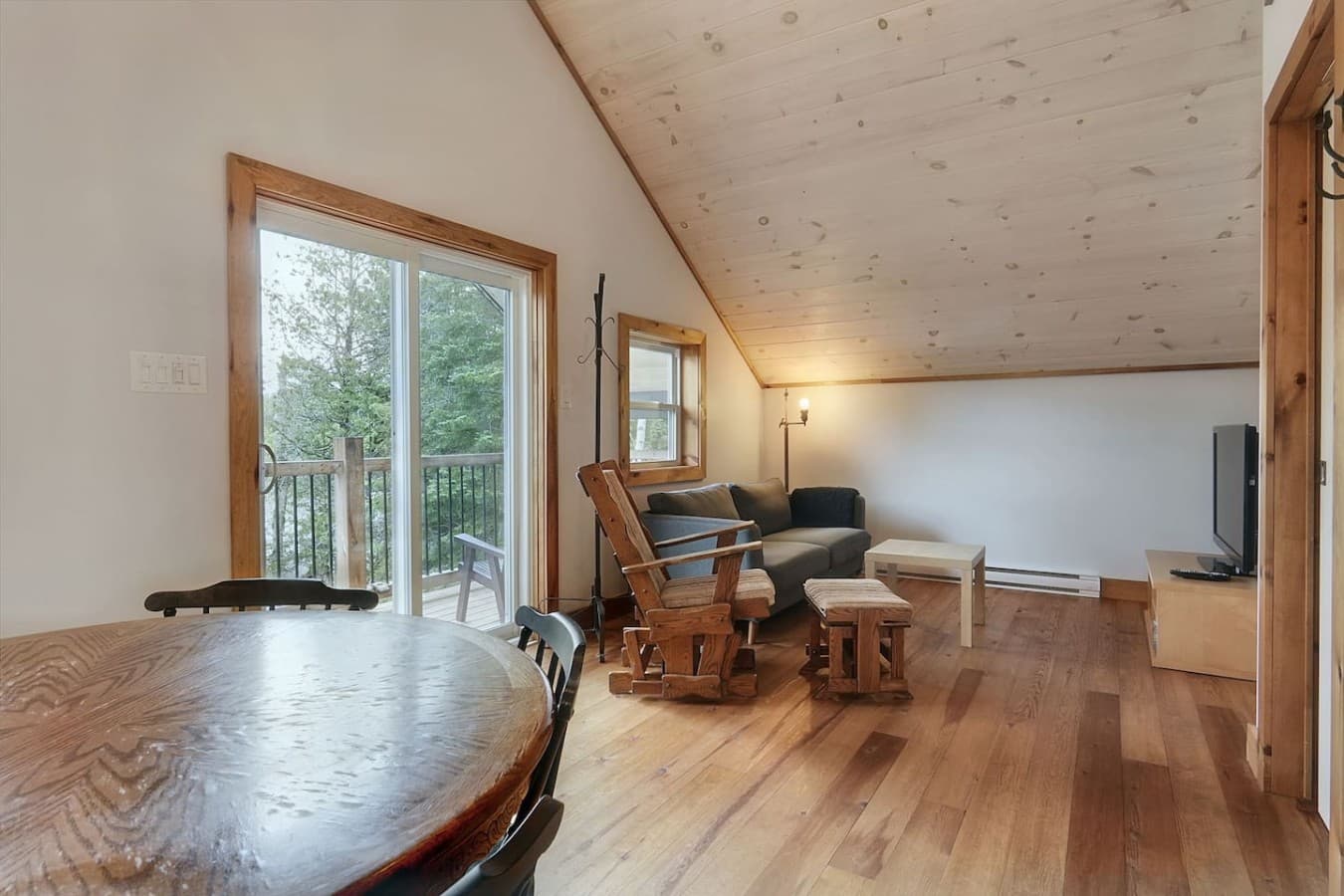 Living + Dining Area in Bunkie