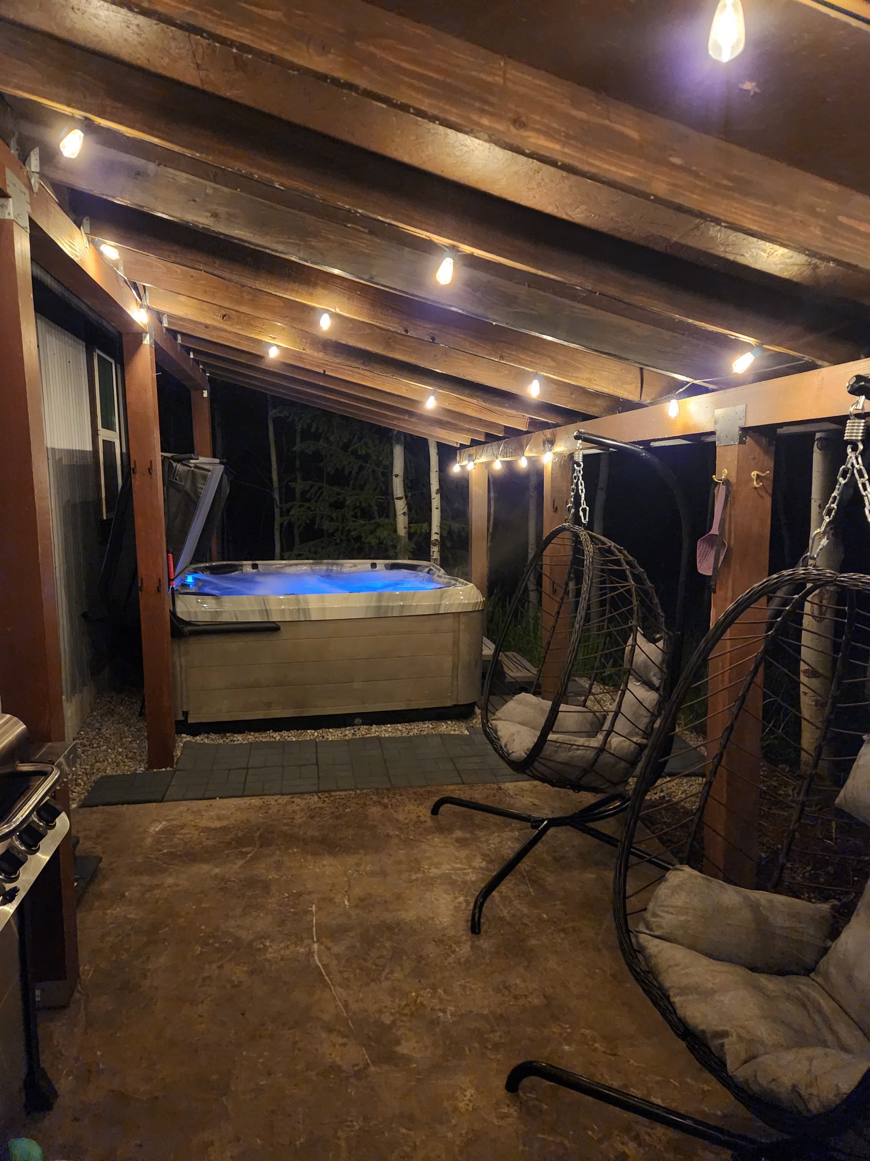 Covered Spa Lounge