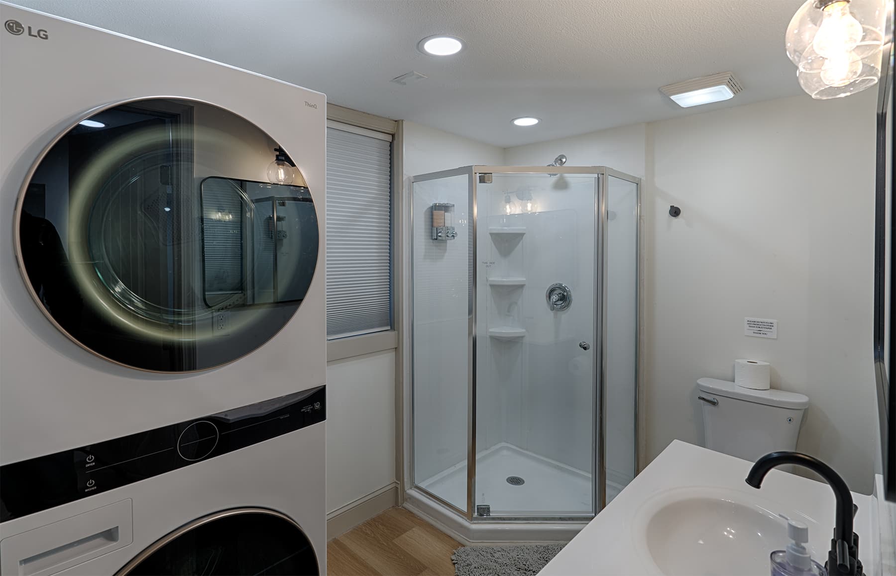 Basement bathroom