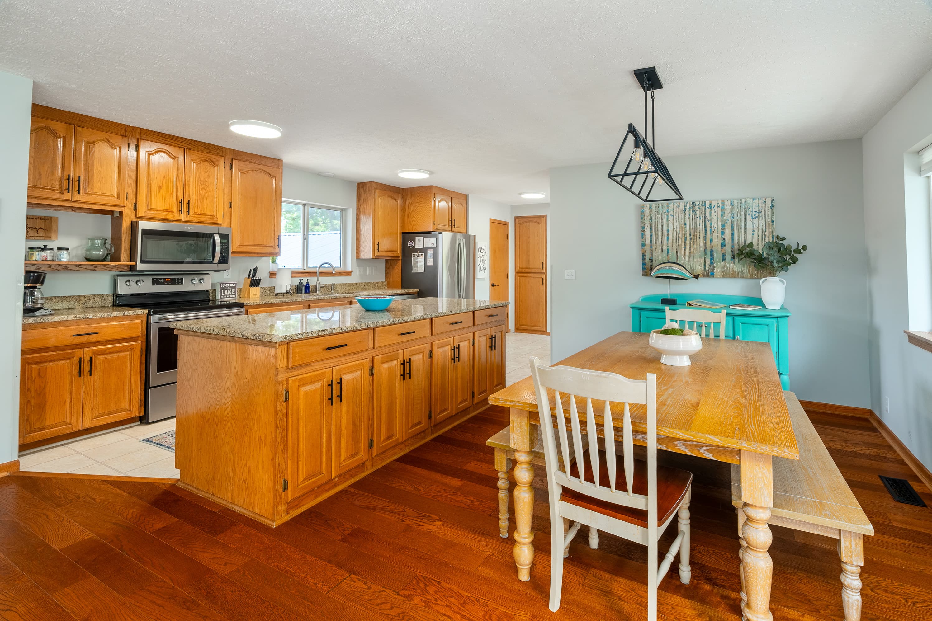 Kitchen and dining