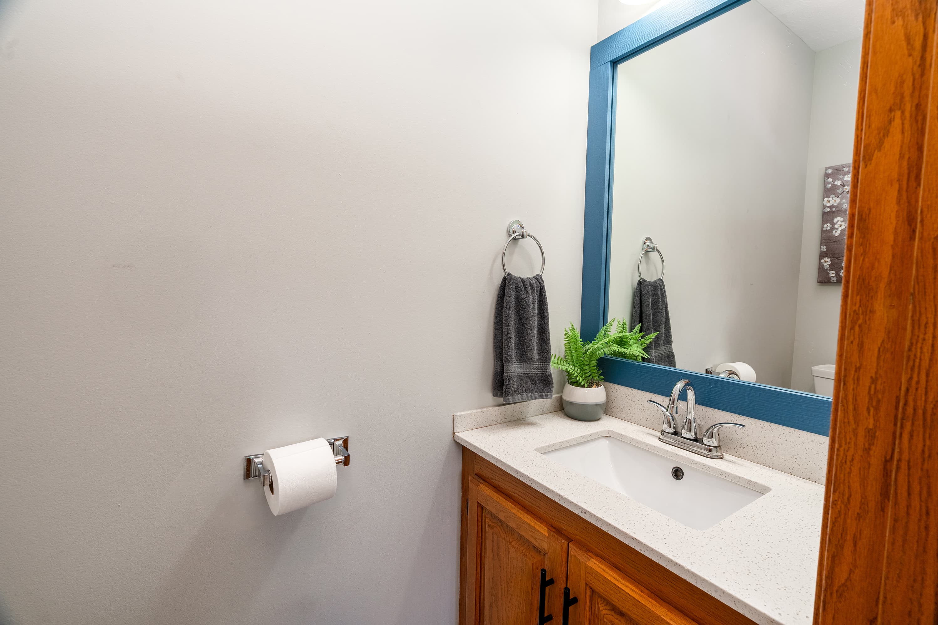Hall bathroom on main level
