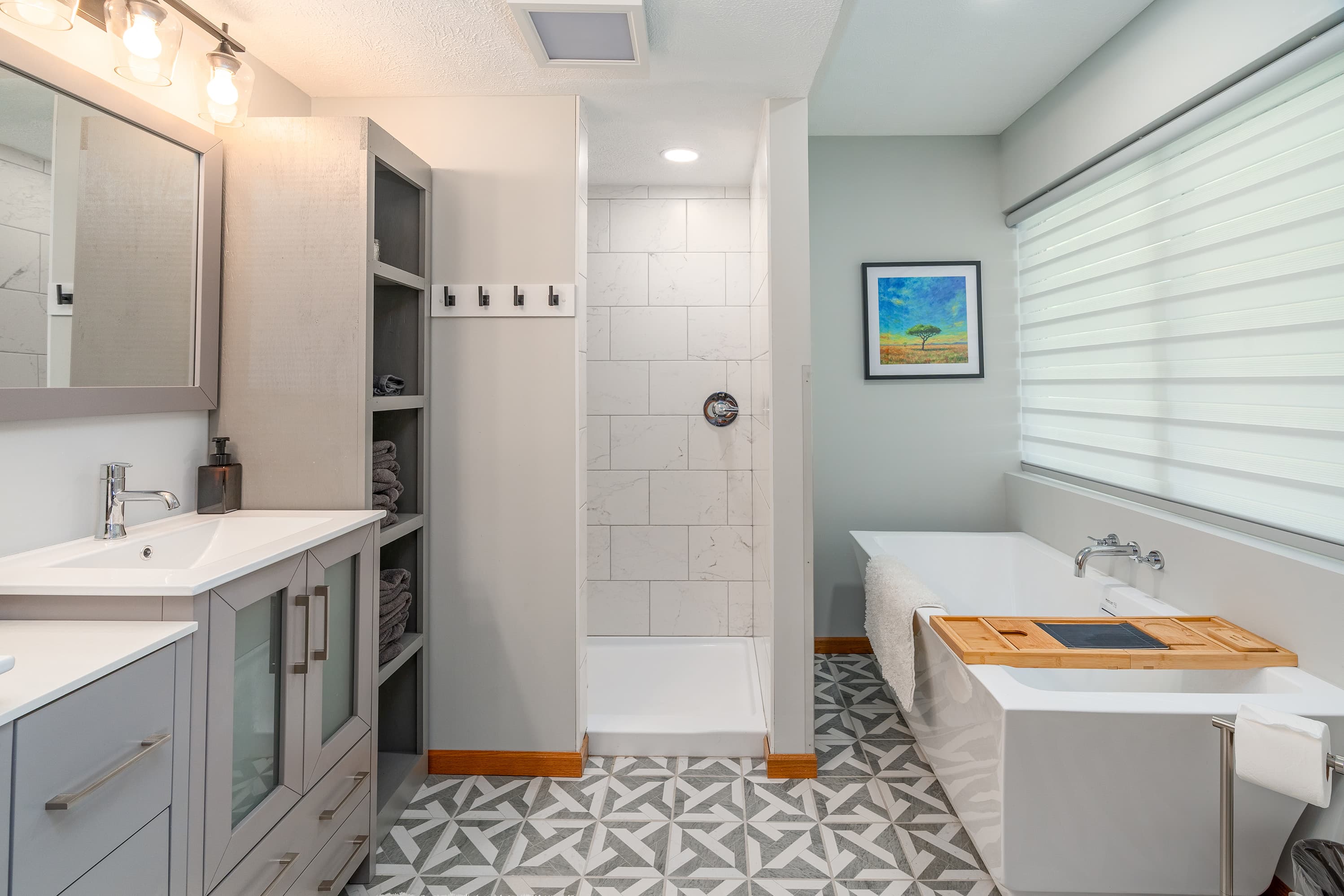 Master bathroom