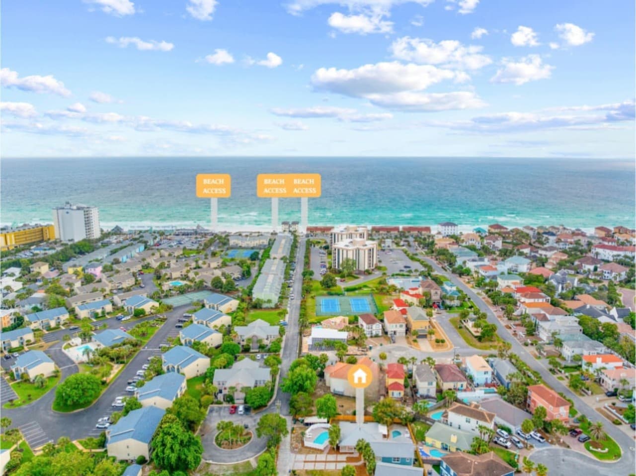 Plenty of beach access options available **the closest are private and we are usually able to procure the gate codes from the neighboring HOA**