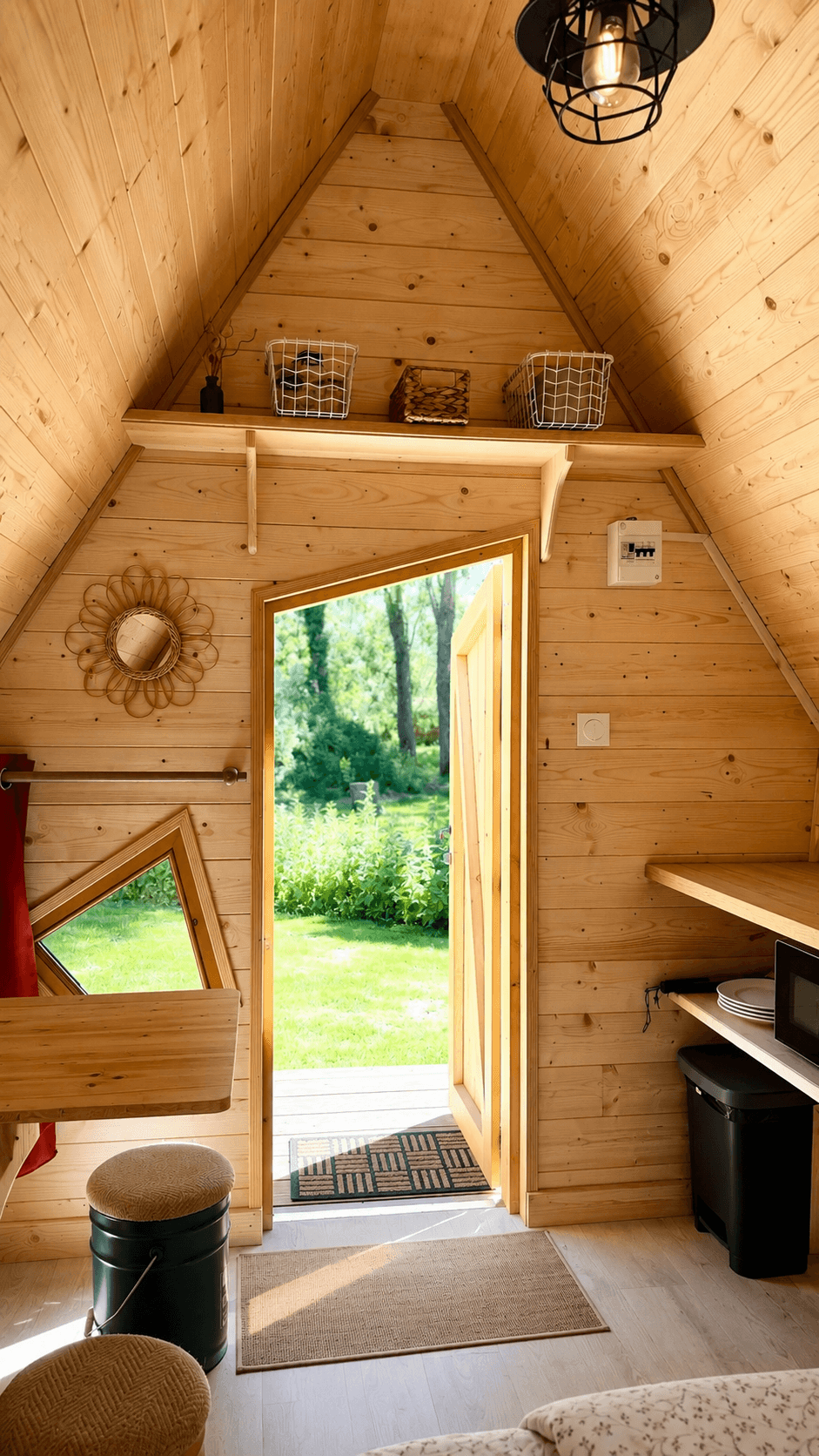 Cabane aux formes singulières