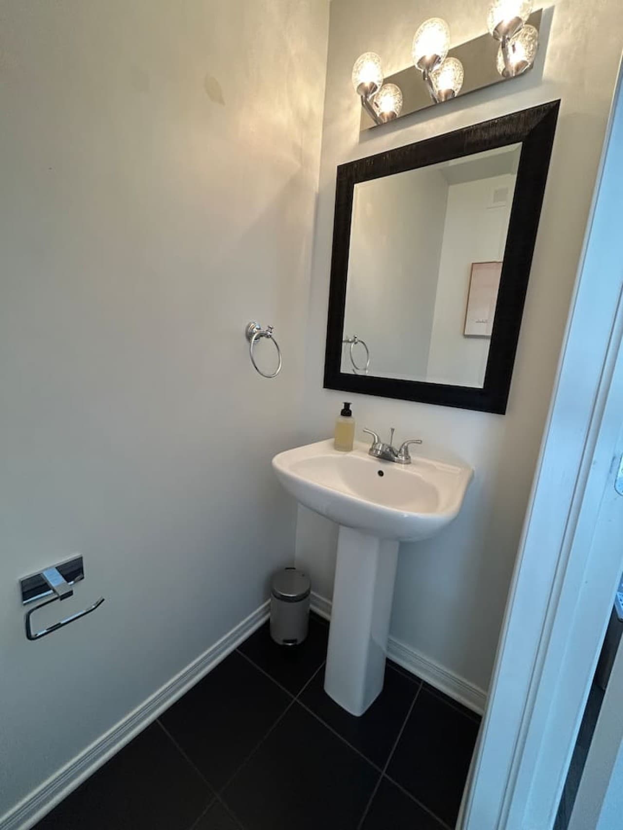 Main level half bath