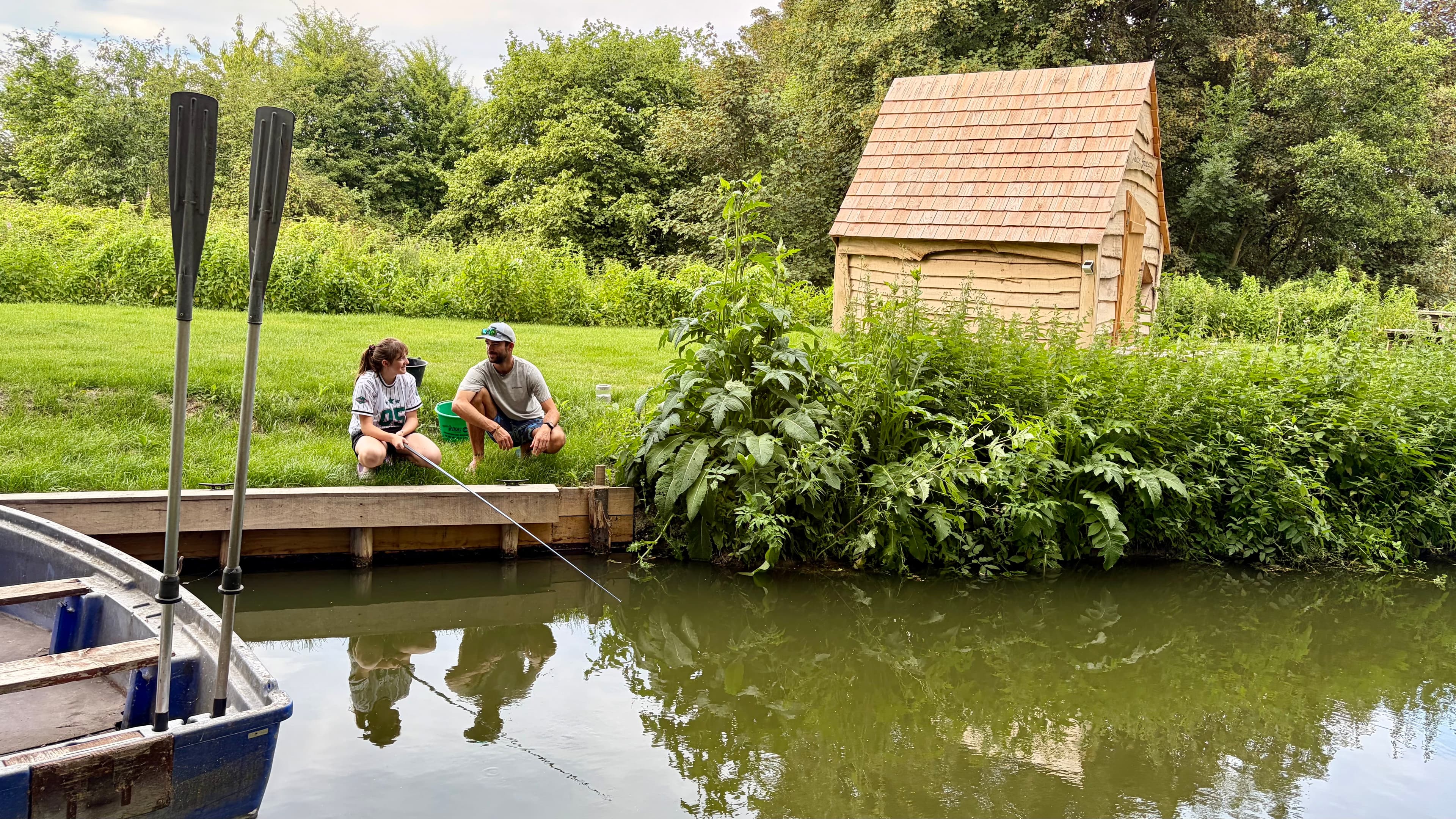 Idéal pour les pêcheurs aux coups, nombreuses sont les brèmes et les gardons qui mordent à l'hameçon