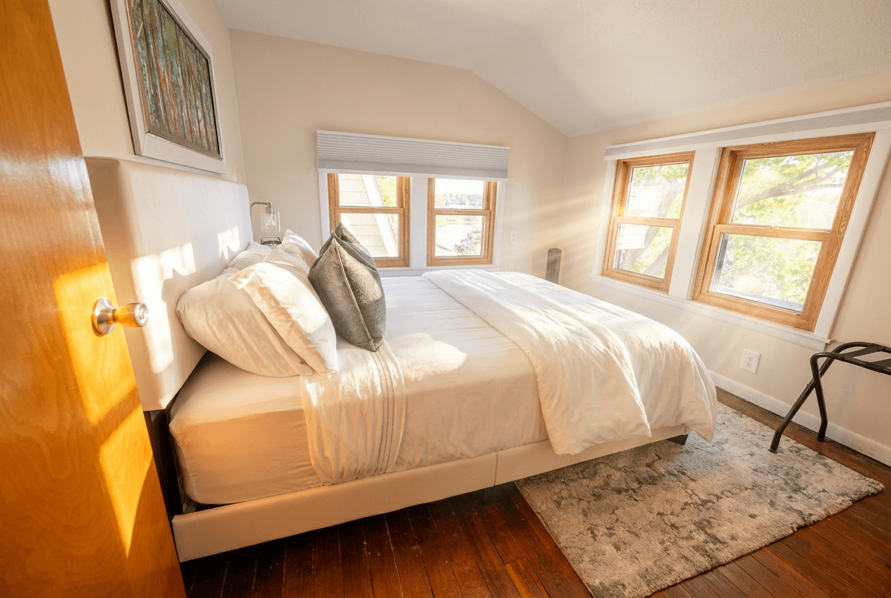 Sleep without worry and wake up to beautiful lake views