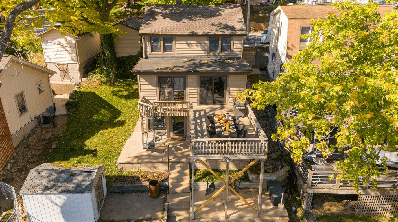 Drone View | Lake Shore Cottage