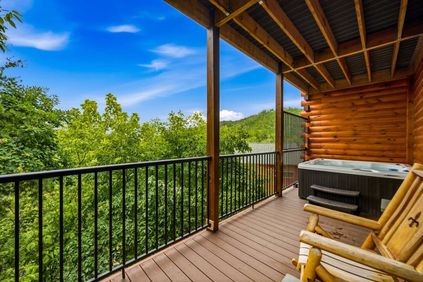 Wonderful views from the main level balcony