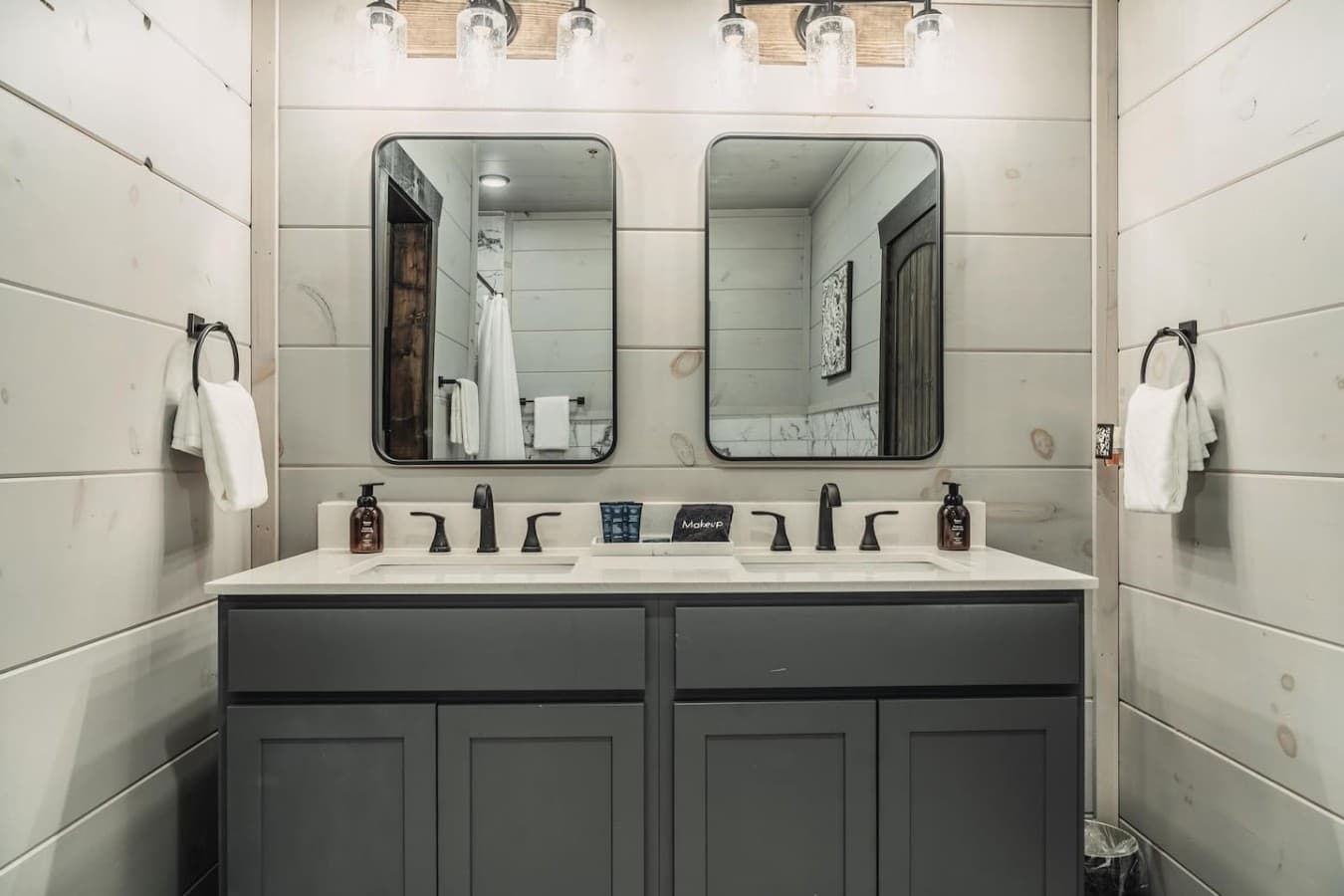 Master Bedroom Bathroom (Main Floor) with dual vanity