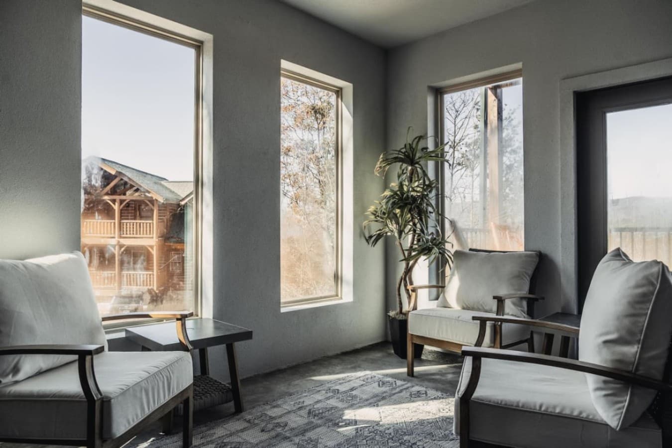Sitting room to enjoy the scenic views