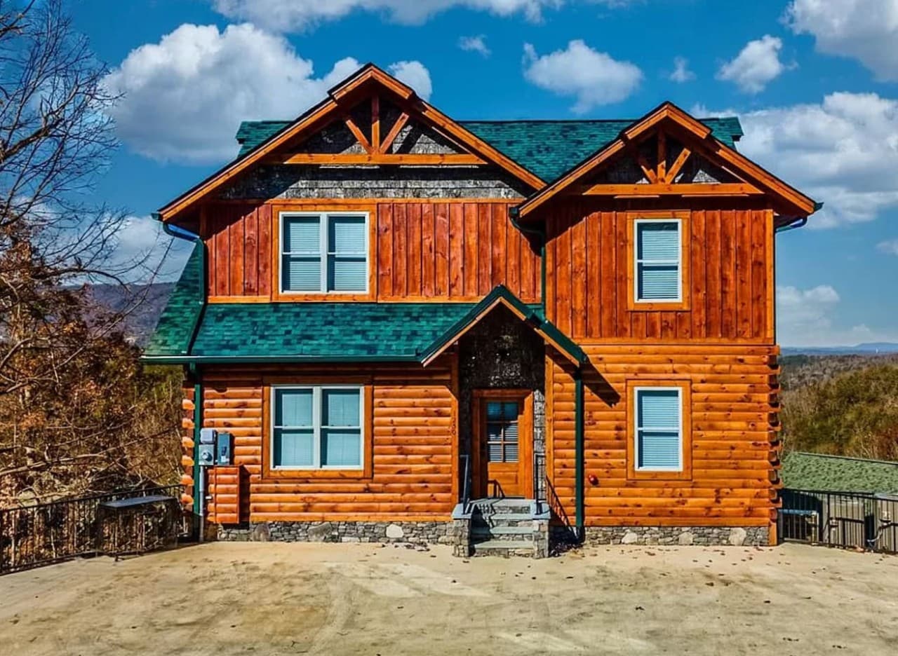 Exterior front of the home with parking up to 5 cars